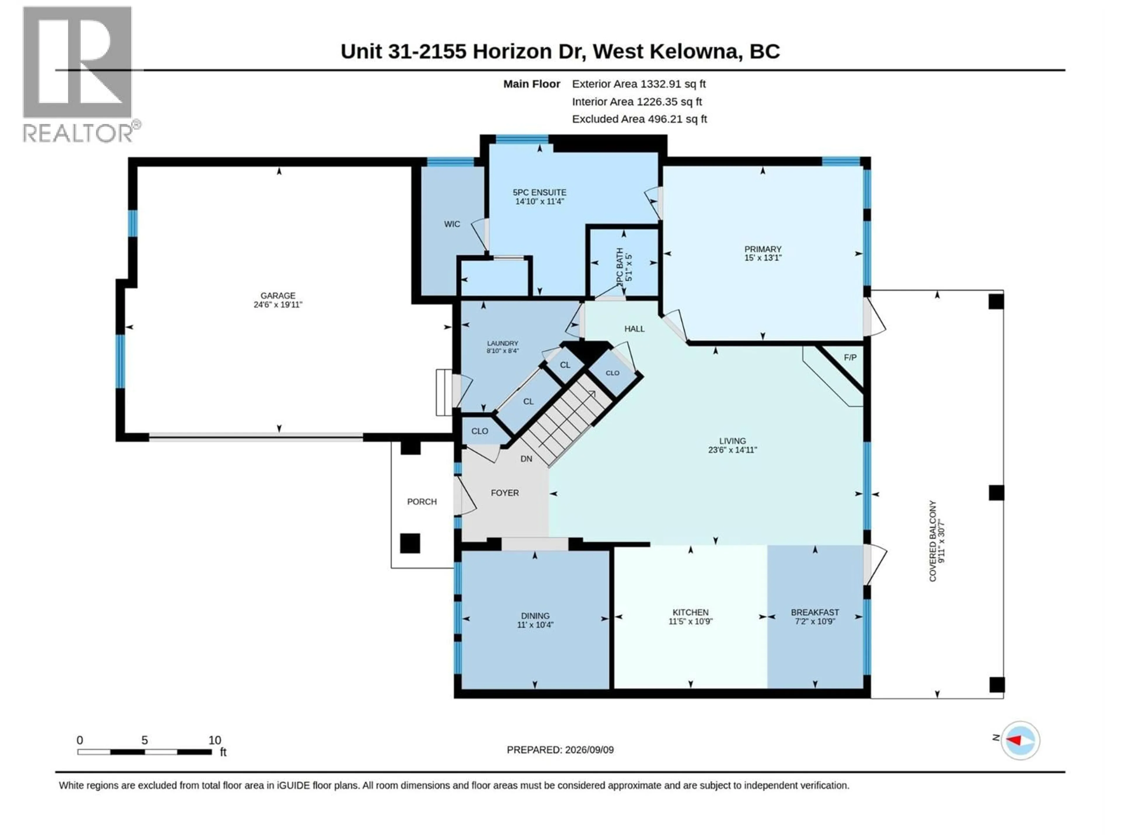 Floor plan for #31 - 2155 HORIZON DRIVE, West Kelowna British Columbia V1Z3Z8
