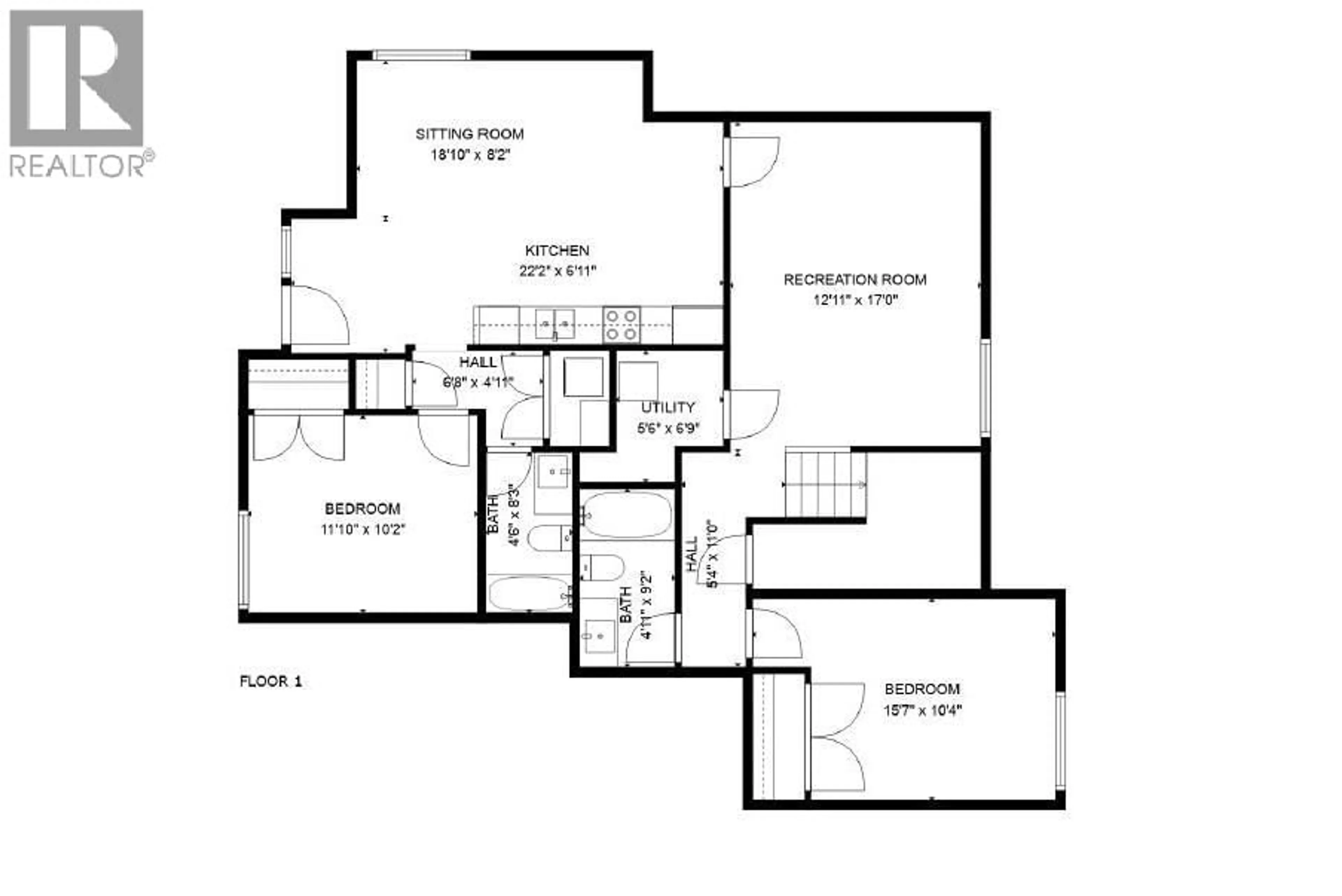 Floor plan for 201 SUMMER WOOD DRIVE, Kelowna British Columbia V1V0C9