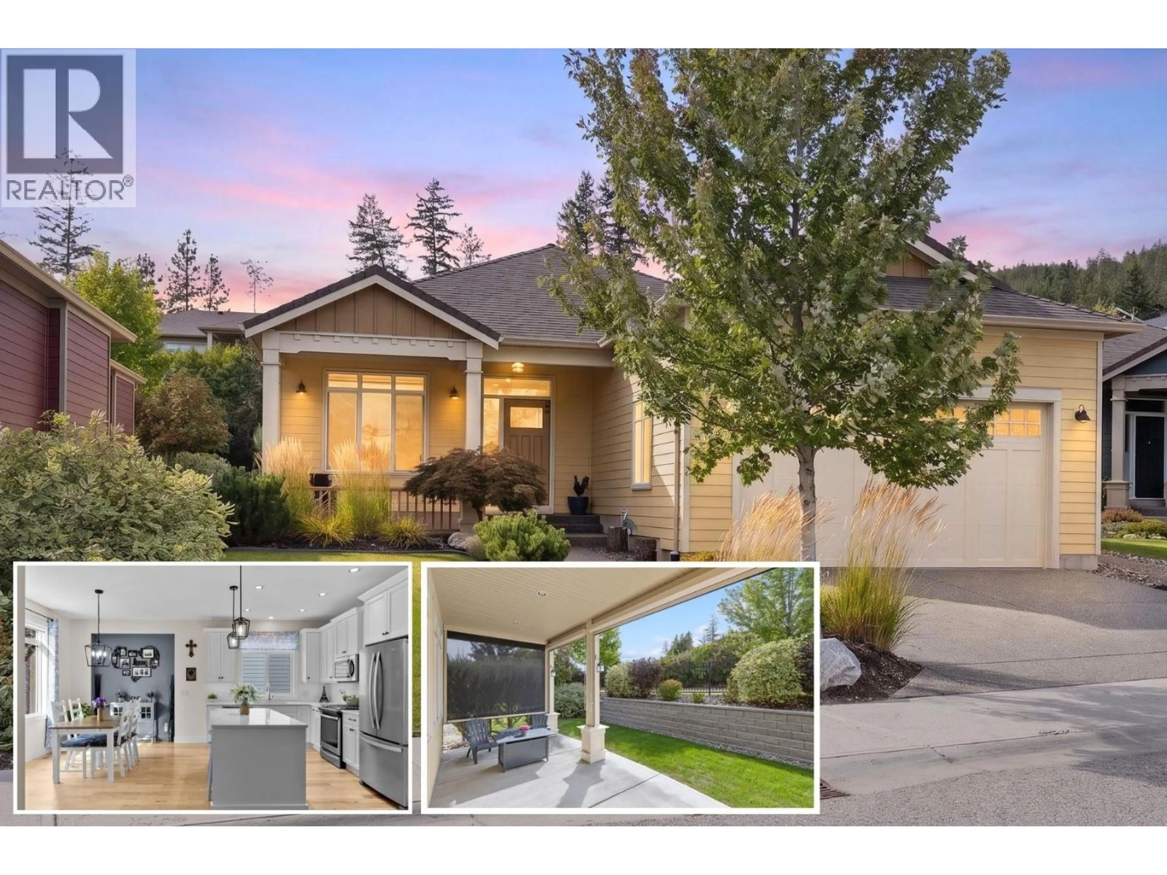 A pic from outside/outdoor area/front of a property/back of a property/a pic from drone, street for 13155 STACCATO DRIVE, Lake Country British Columbia V4V2P8
