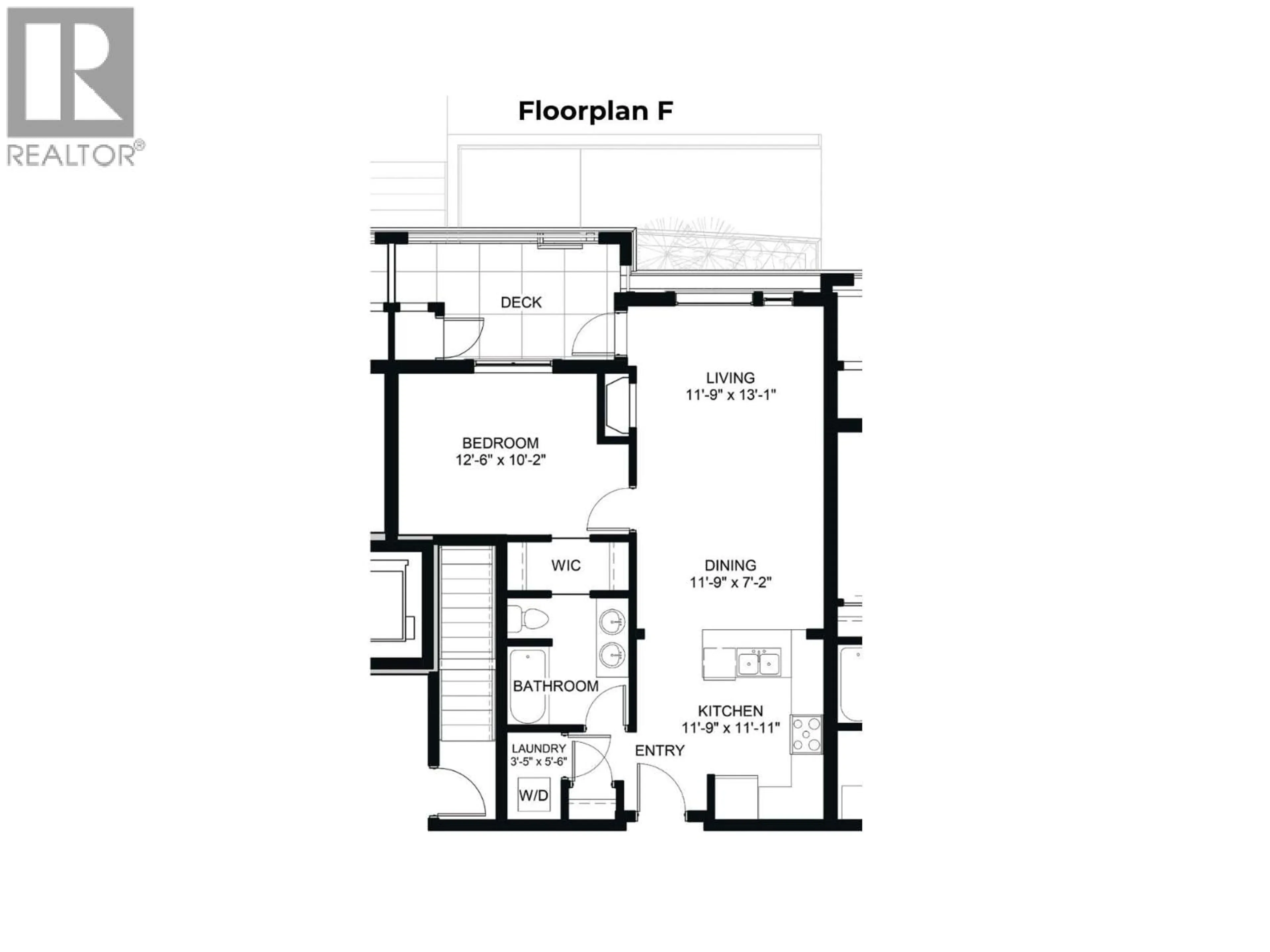 Floor plan for 101 - 2171 VAN HORNE DRIVE, Kamloops British Columbia V1S0E2