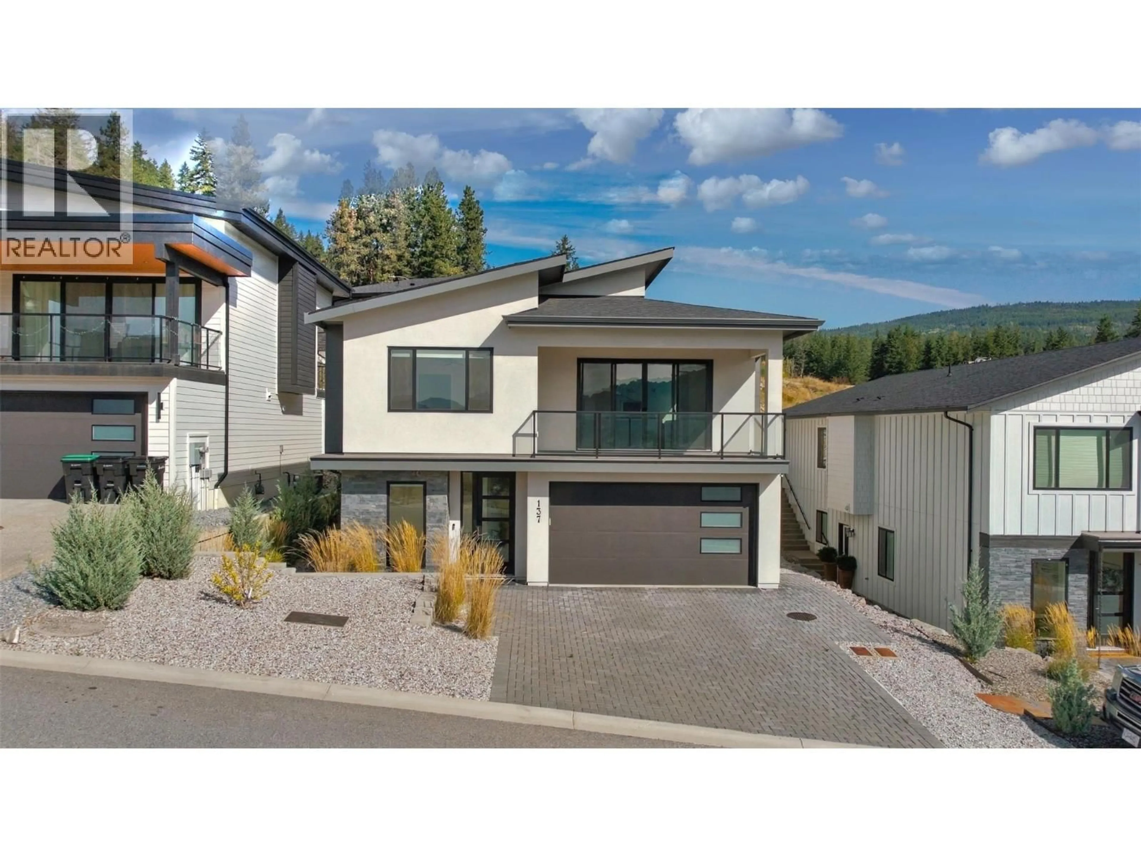 Home with vinyl exterior material, street for 137 WHITEFISH ROAD, Vernon British Columbia V1B3M5