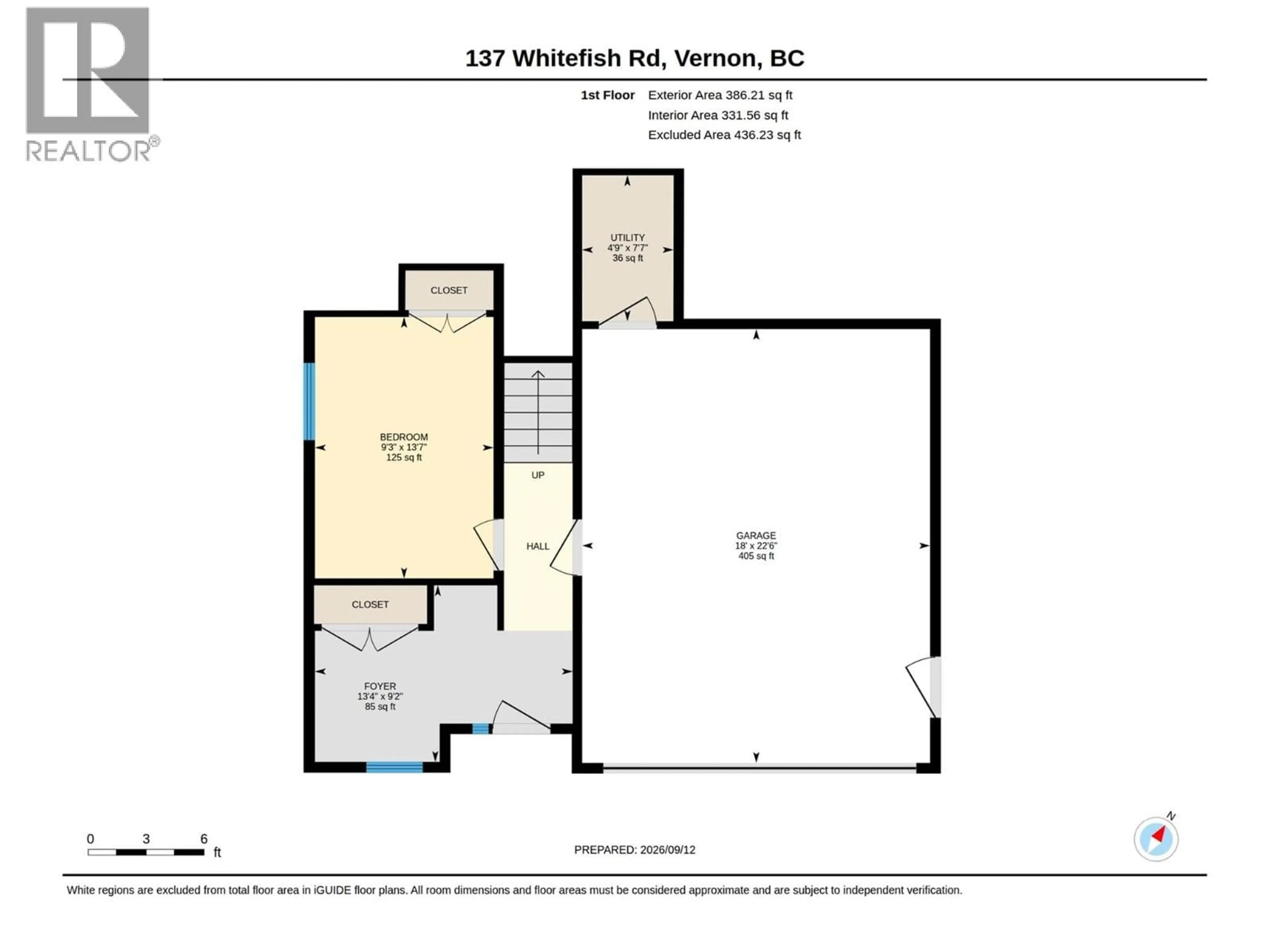 Floor plan for 137 WHITEFISH ROAD, Vernon British Columbia V1B3M5