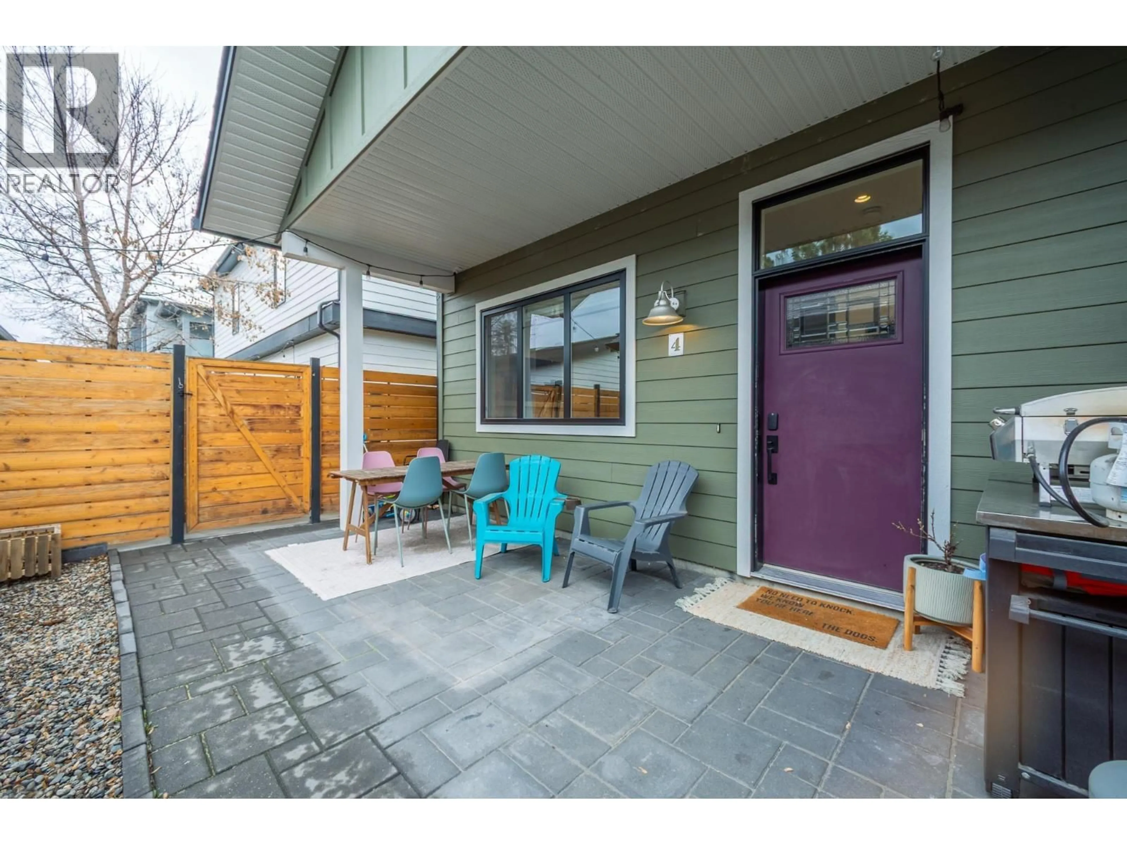 Patio, street for 4 - 805 BURNE AVENUE, Kelowna British Columbia V1Y5P6