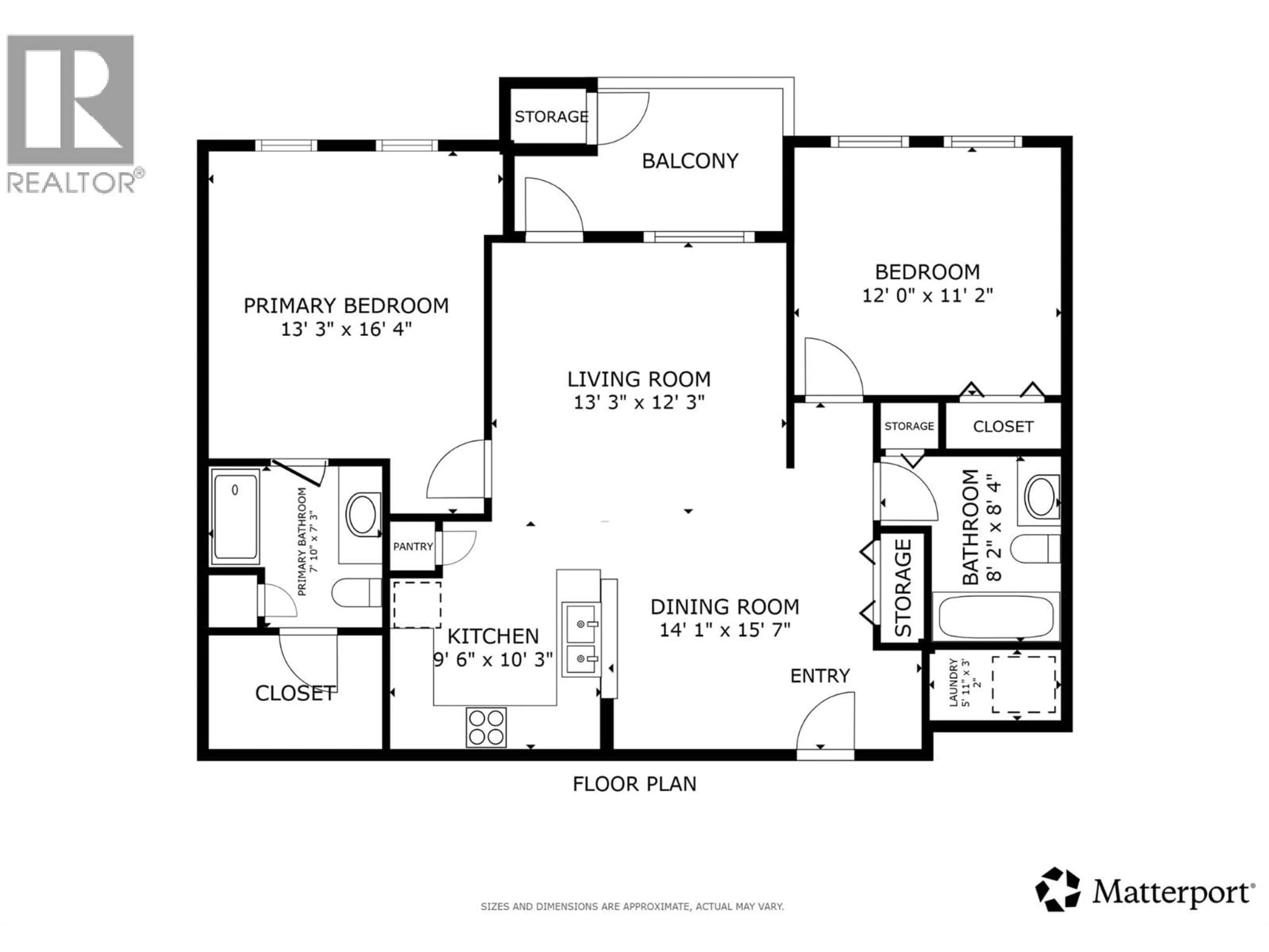 Floor plan for 208 - 2551 SHORELINE DRIVE, Lake Country British Columbia V1V2P2