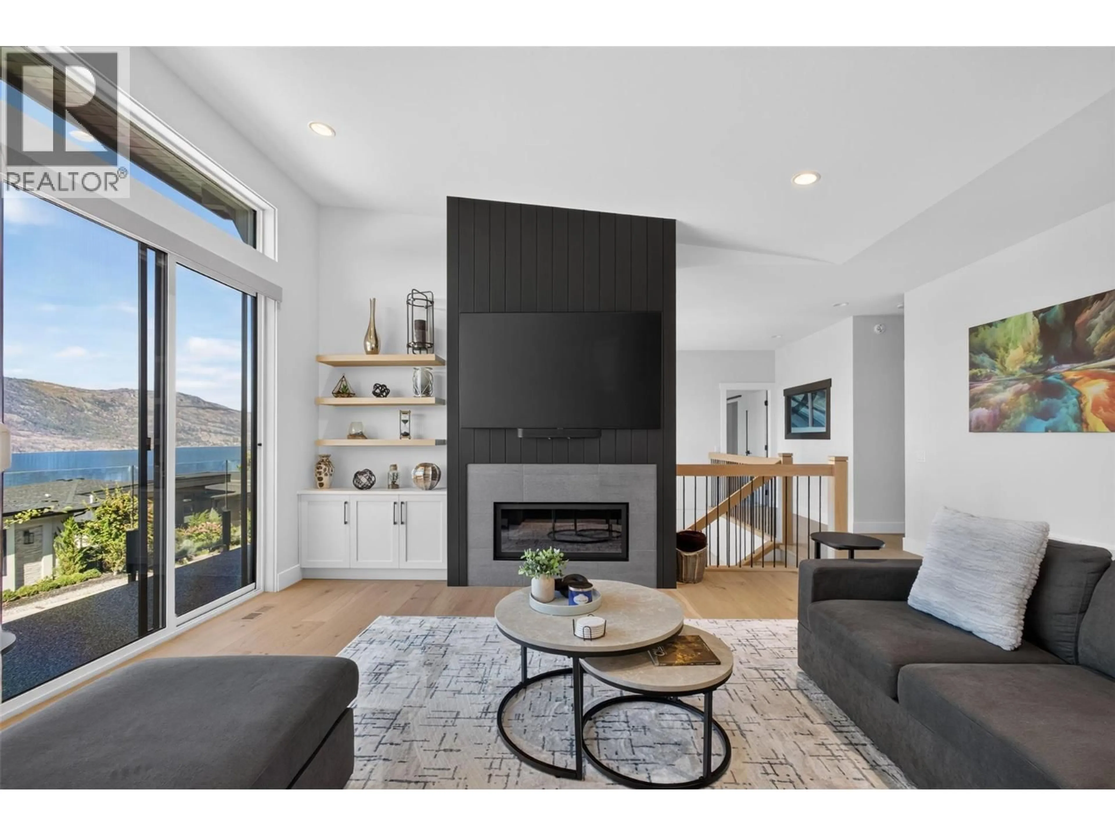 Living room with furniture, unknown for 3555 BOXWOOD ROAD, Kelowna British Columbia V1V3G2