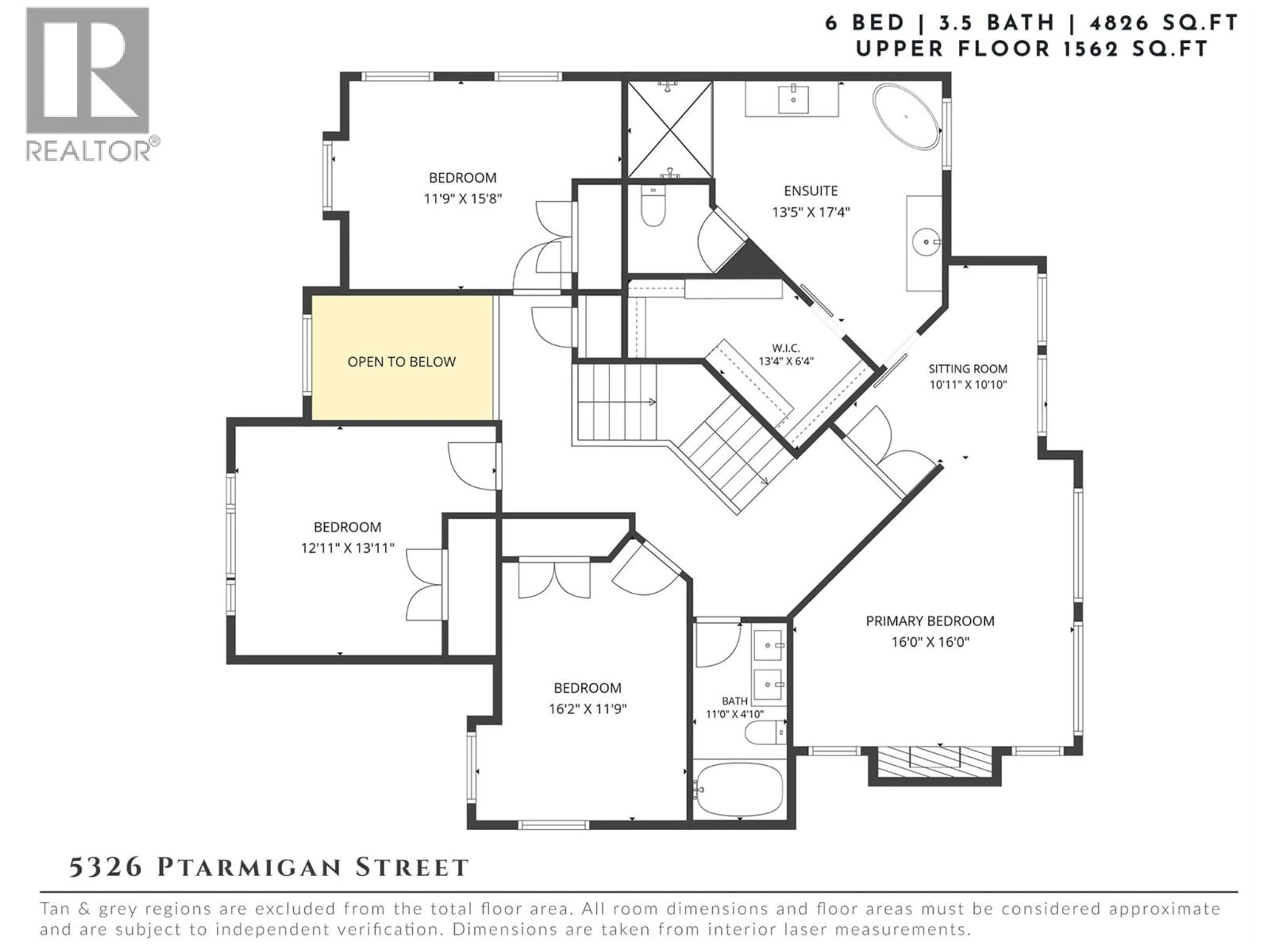 Floor plan for 5326 PTARMIGAN STREET, Kelowna British Columbia V1W5A4