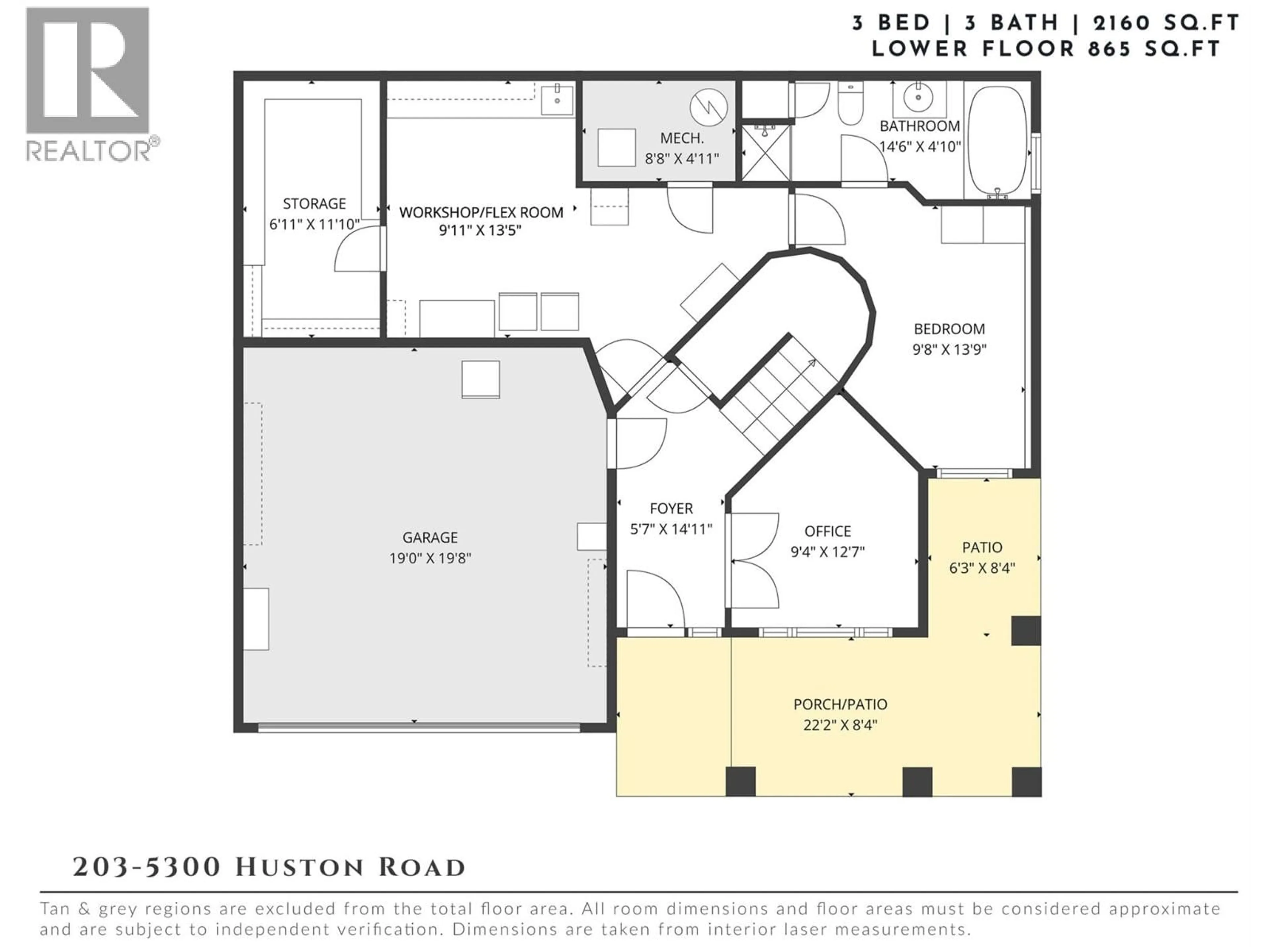 Floor plan for 203 - 5300 HUSTON ROAD, Peachland British Columbia V0H1X2