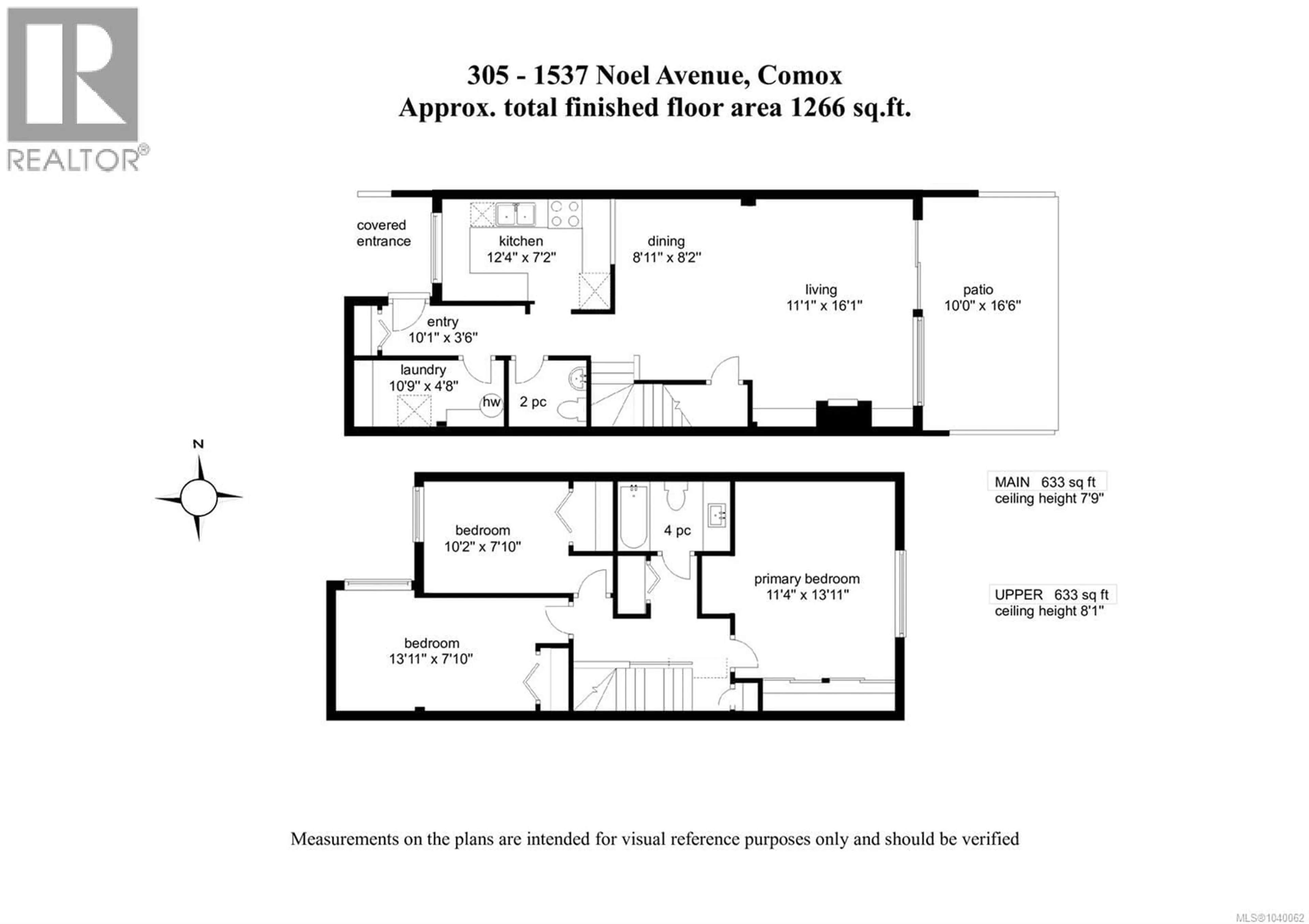 Floor plan for 305 - 1537 NOEL AVENUE, Comox British Columbia V9M3H8