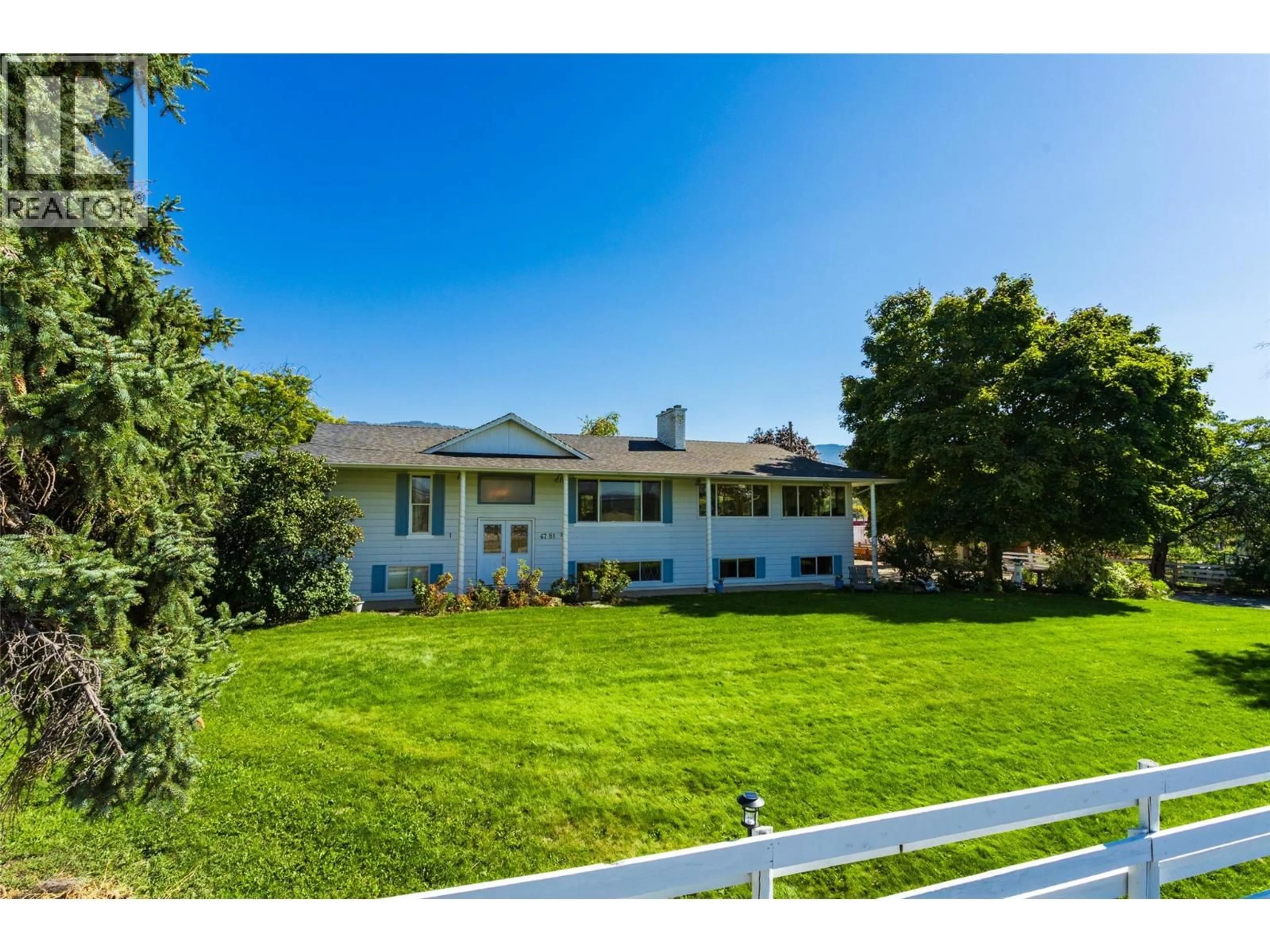 A pic from outside/outdoor area/front of a property/back of a property/a pic from drone, unknown for 4781 OLD VERNON ROAD, Kelowna British Columbia V1X7V6
