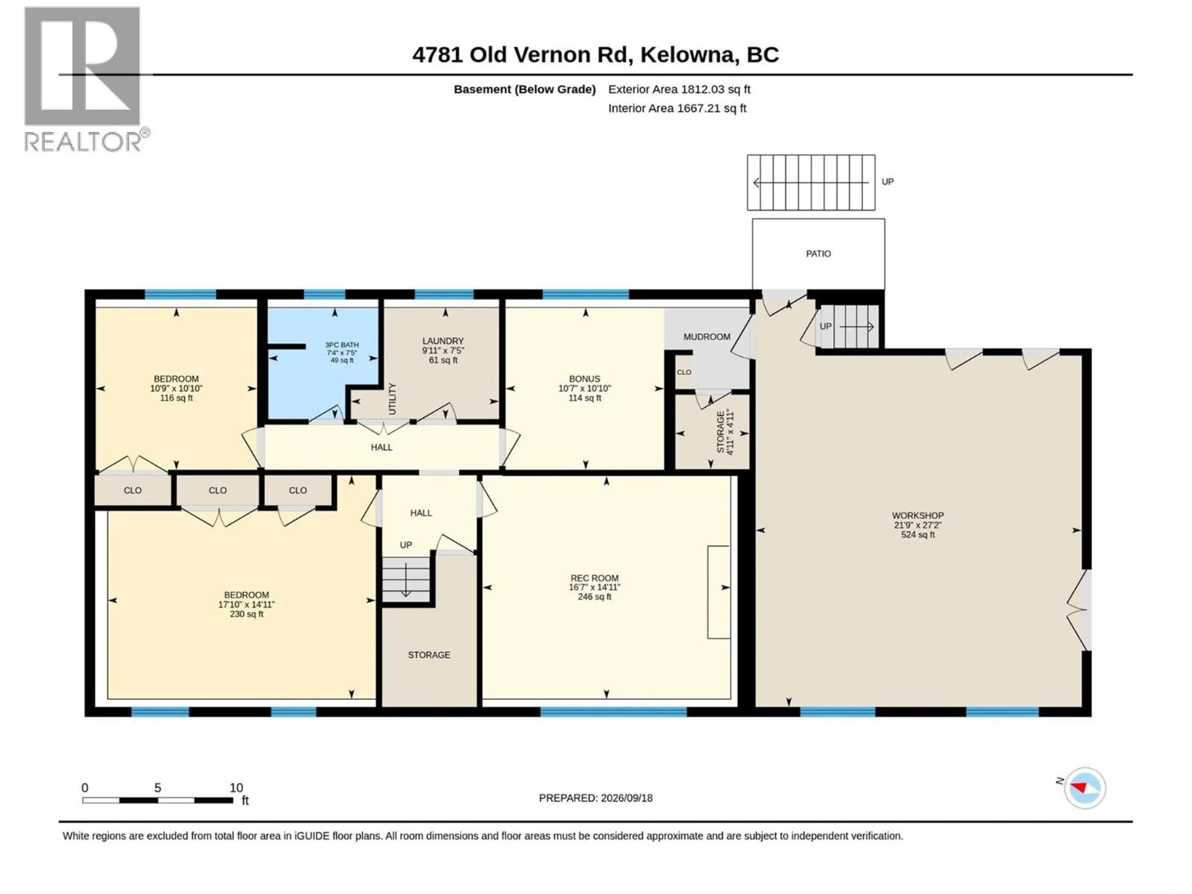 Floor plan for 4781 OLD VERNON ROAD, Kelowna British Columbia V1X7V6