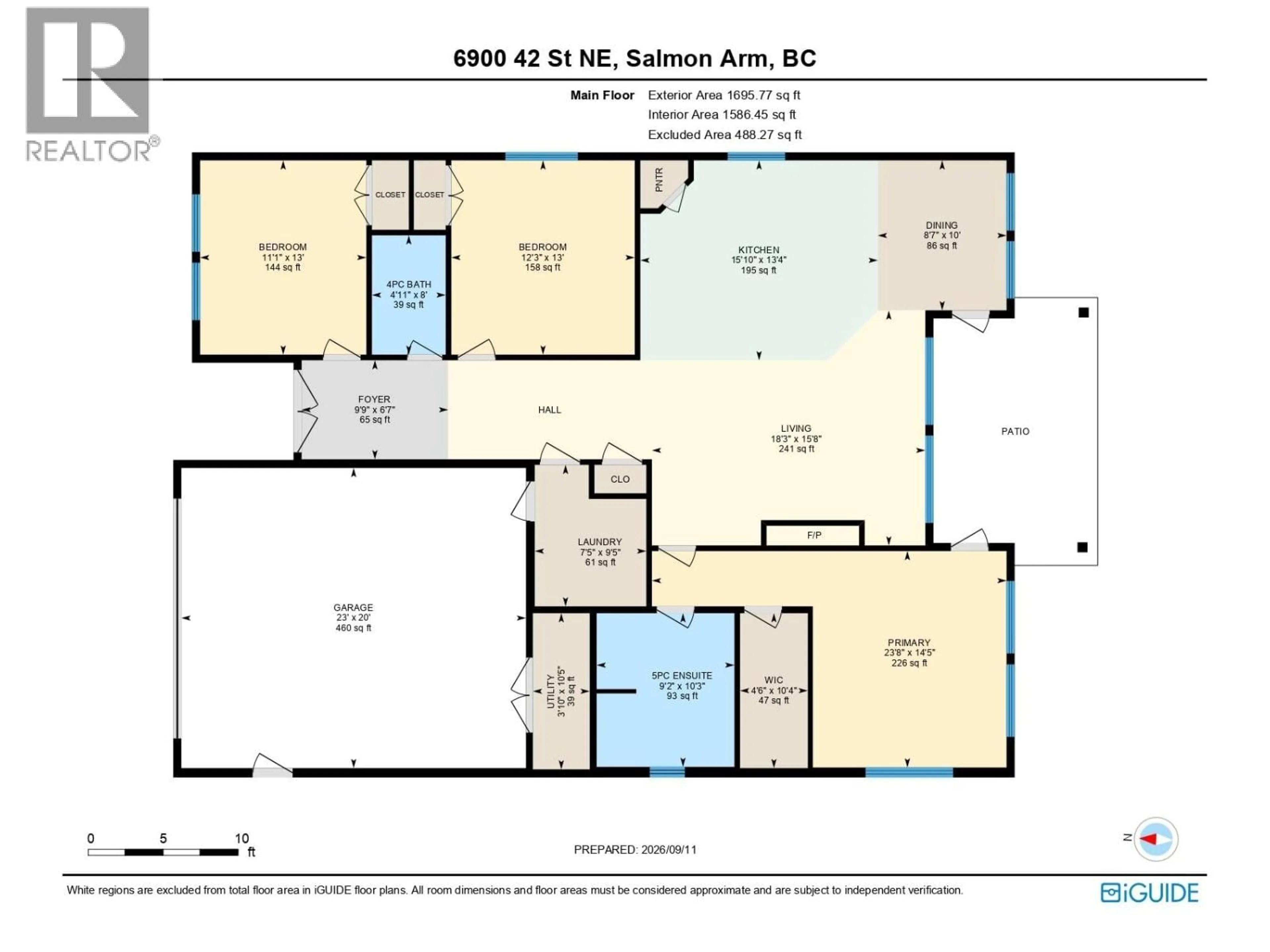 Floor plan for 6900 42 STREET NORTHEAST, Salmon Arm British Columbia V0E1K0