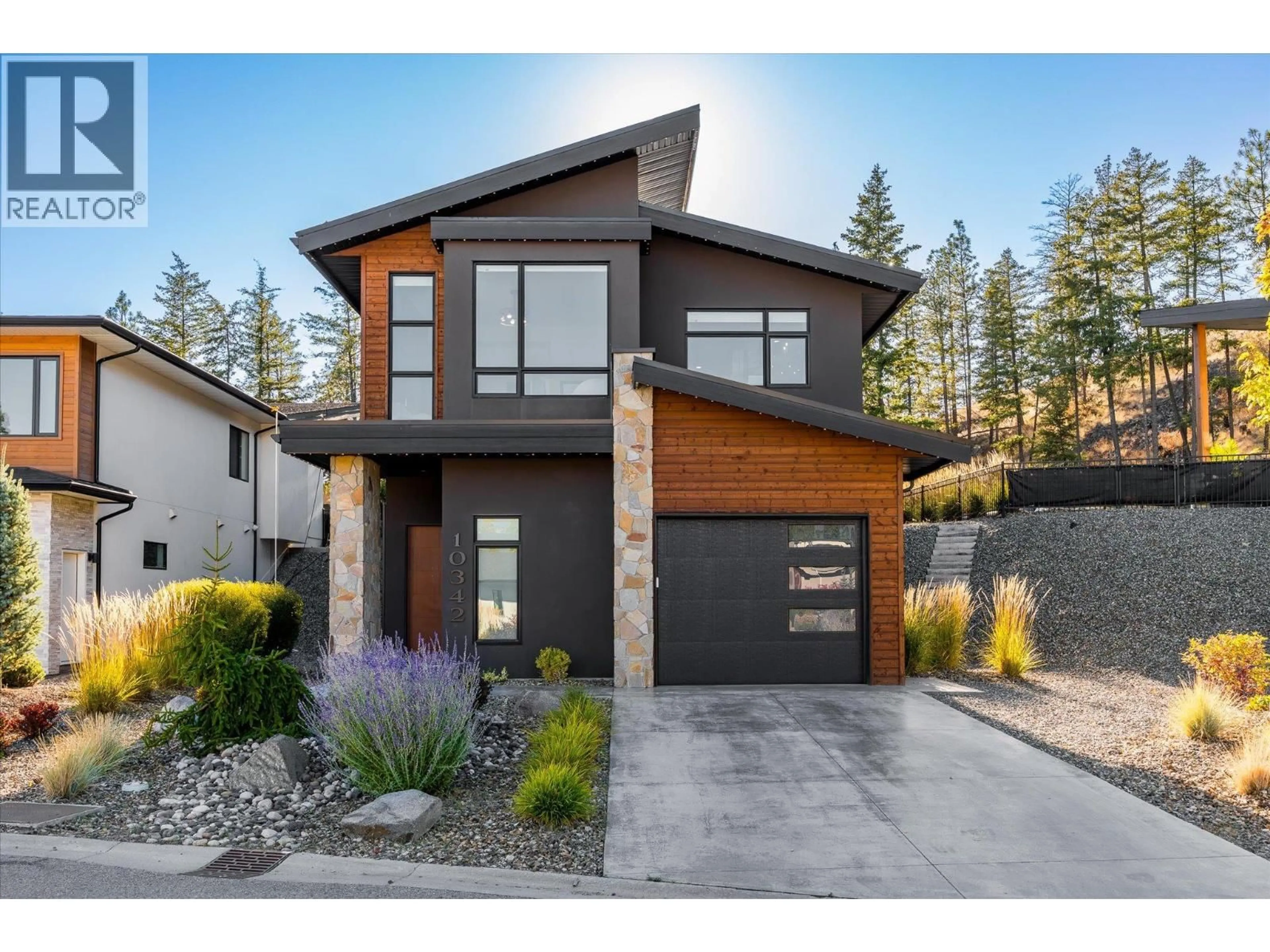 Home with brick exterior material, street for 10342 LONG ROAD, Lake Country British Columbia V4V0A9