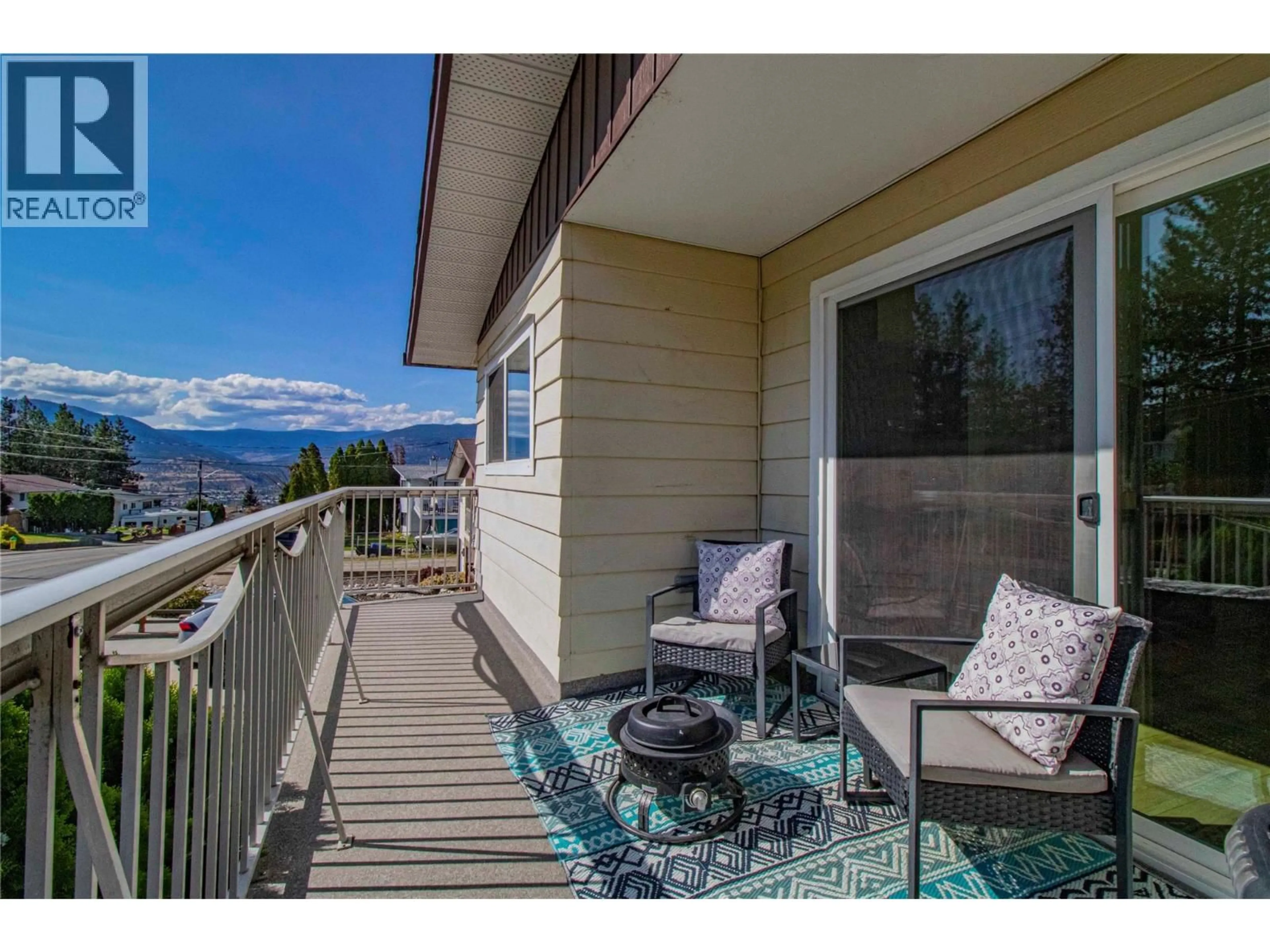 Patio, water/lake/river/ocean view for 1605 CARMI AVENUE, Penticton British Columbia V2A6Y1