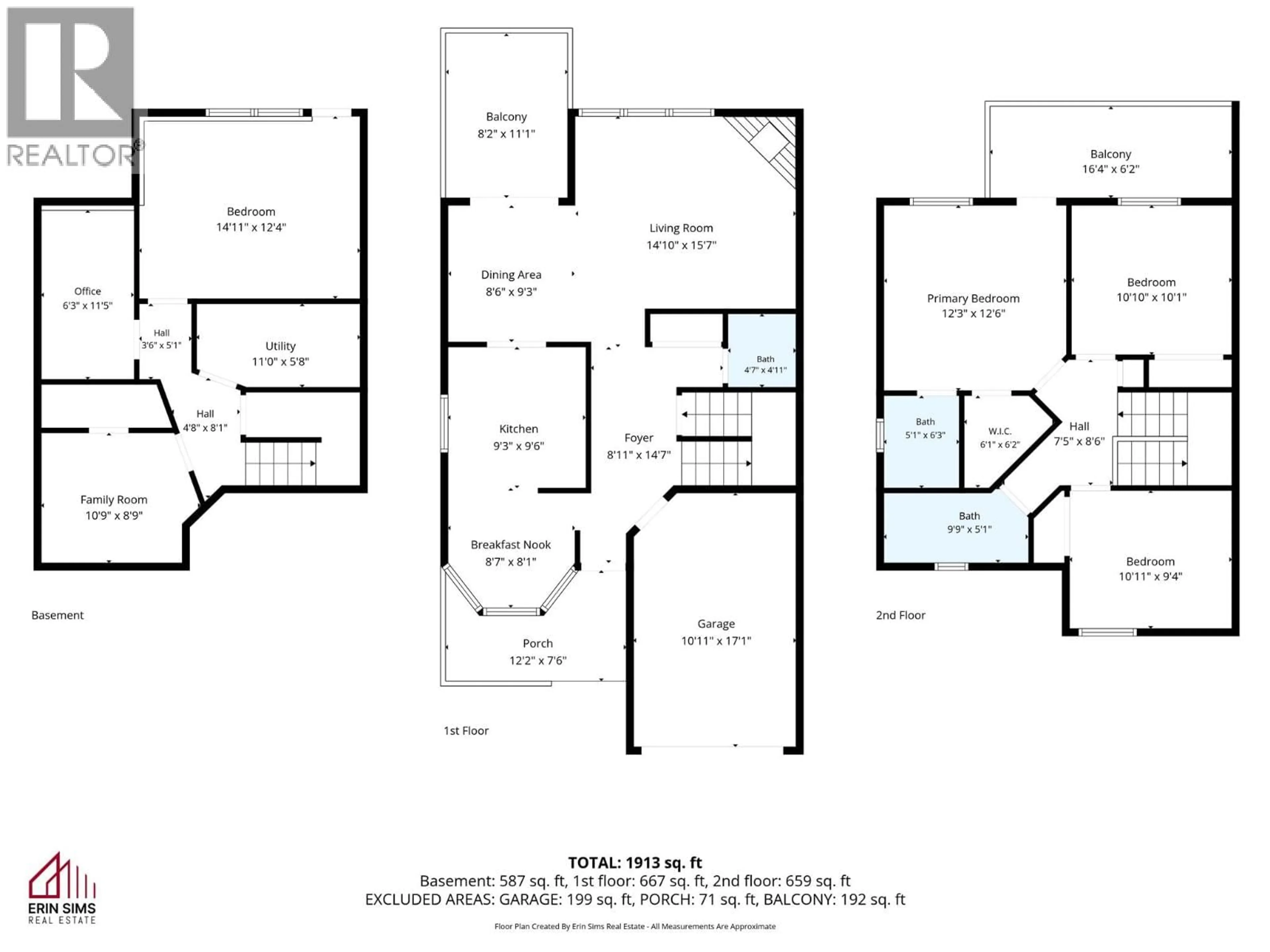 Floor plan for 10 - 2526 NECHAKO DRIVE, Kamloops British Columbia V2E2C9