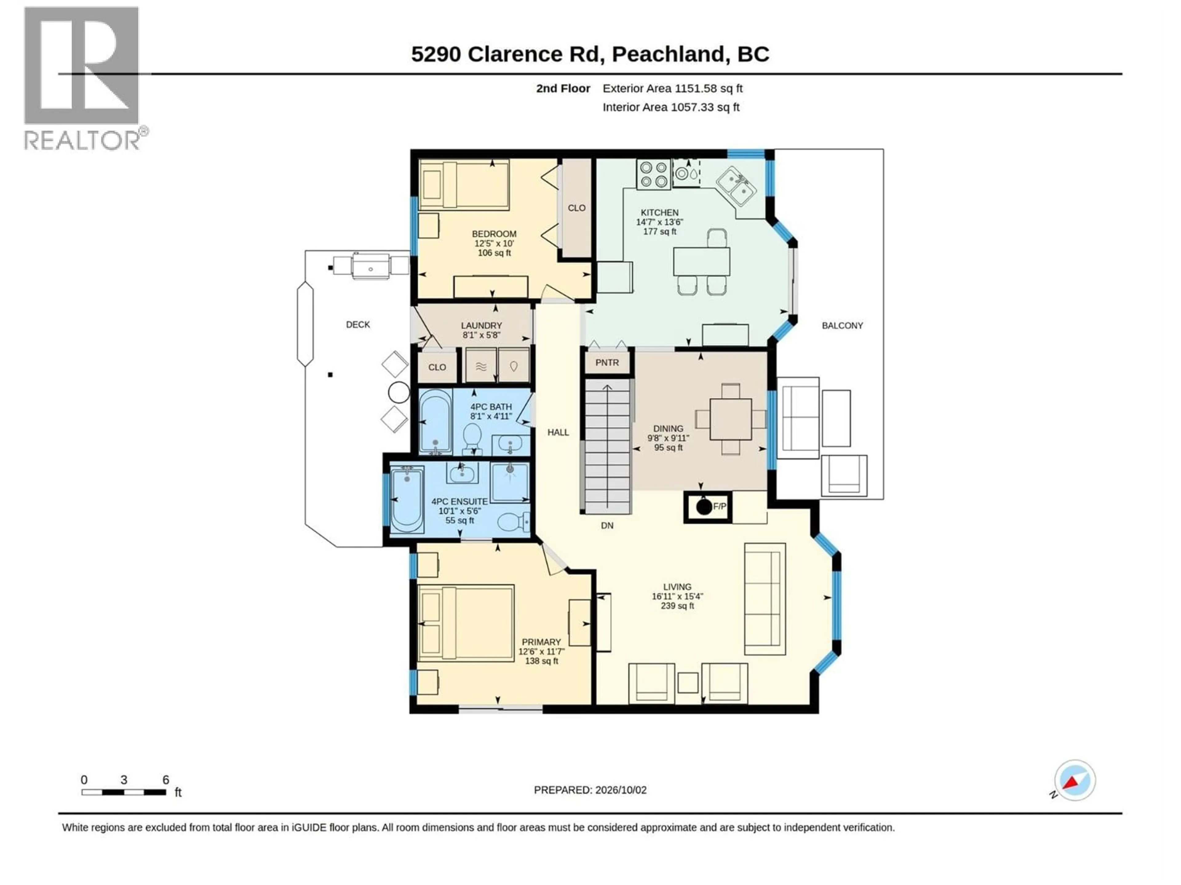Floor plan for 5290 CLARENCE ROAD, Peachland British Columbia V0H1X2