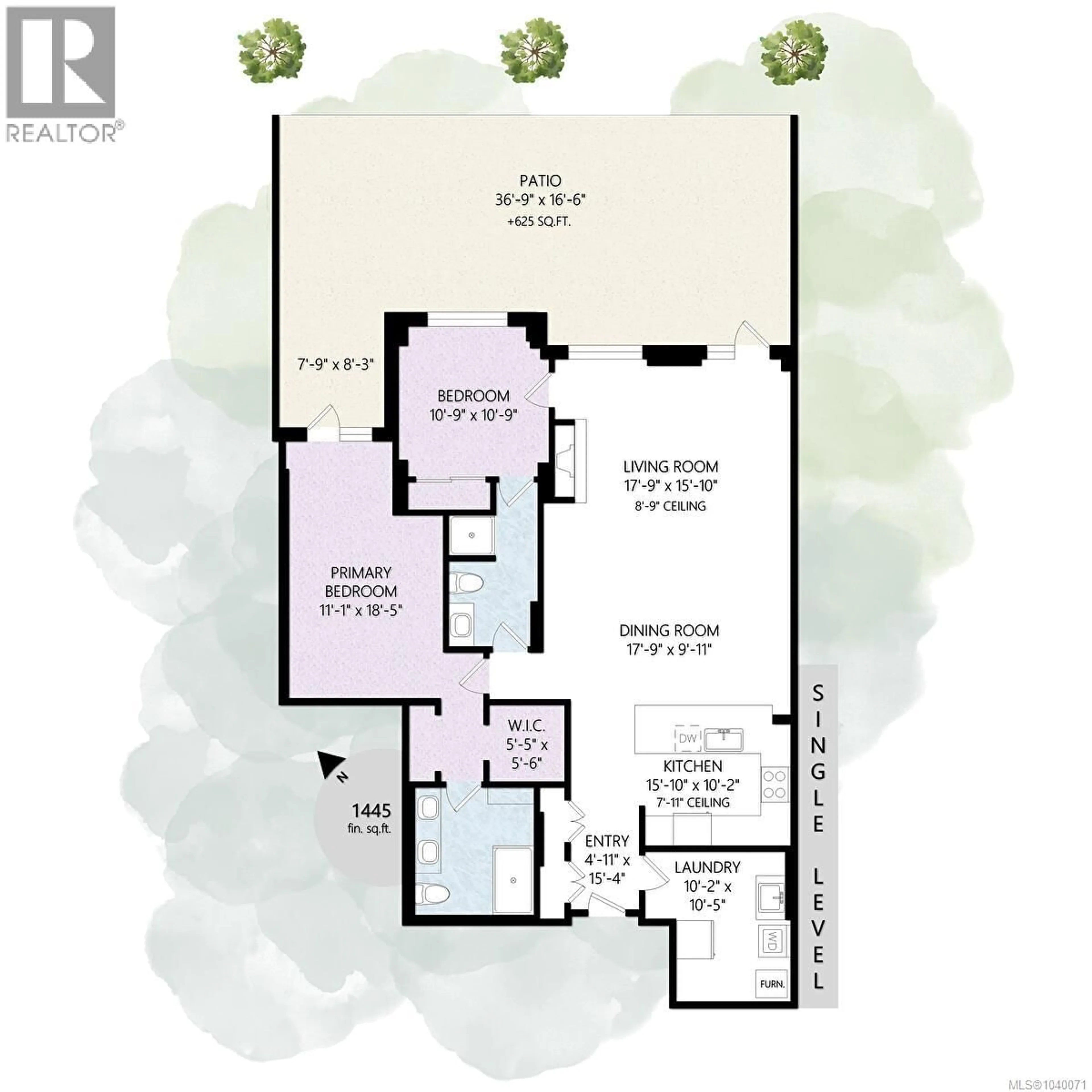 Floor plan for 323 - 21 DALLAS ROAD, Victoria British Columbia V8V4Z9