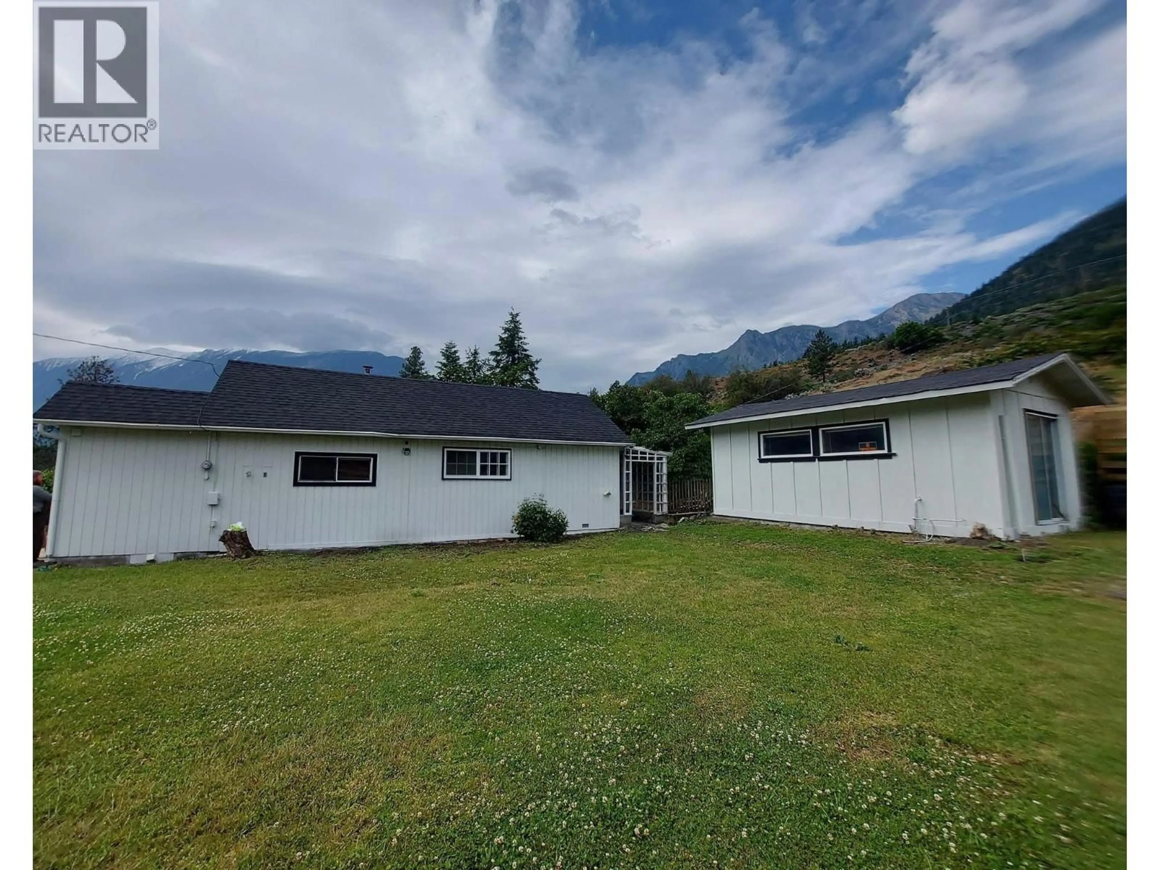 A pic from outside/outdoor area/front of a property/back of a property/a pic from drone, mountain view for 259 MCEWEN ROAD, Lillooet British Columbia V0K1V0