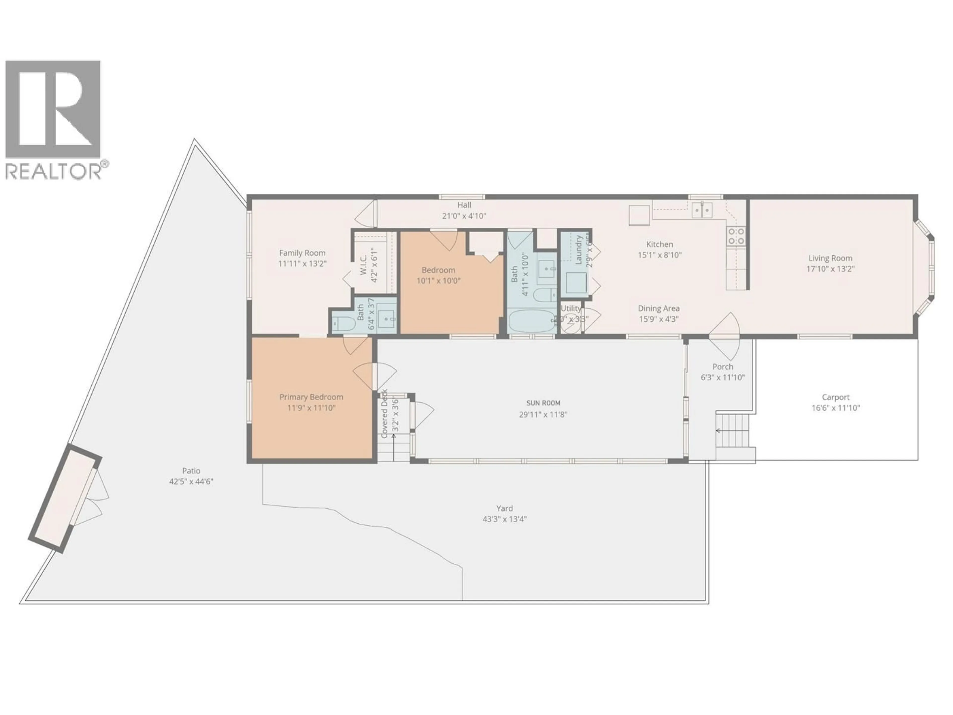 Floor plan for 58 - 9020 JIM BAILEY ROAD, Kelowna British Columbia V4V1E5