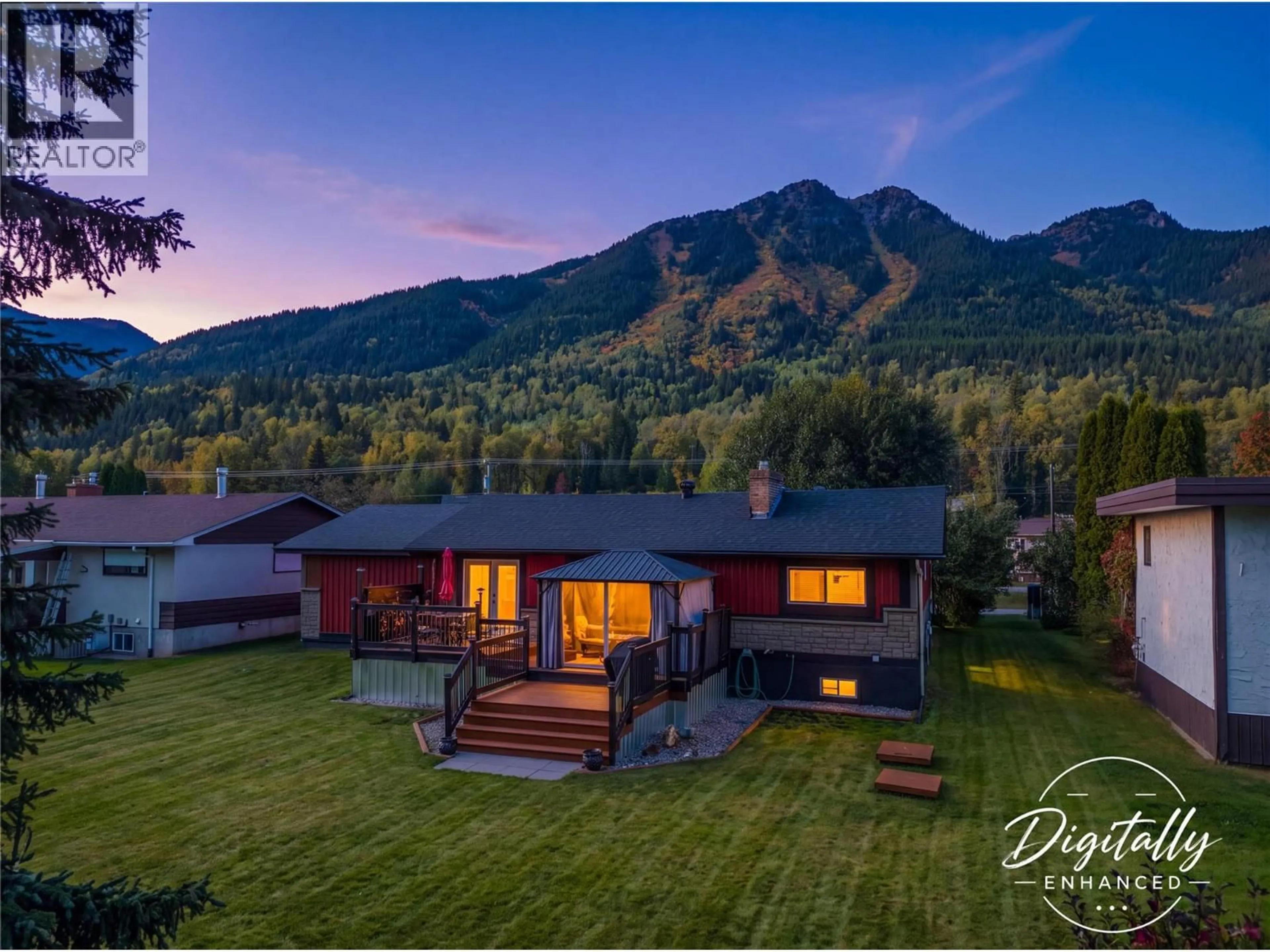 A pic from outside/outdoor area/front of a property/back of a property/a pic from drone, mountain view for 1706 MCKENZIE ROAD, Fernie British Columbia V0B1M5
