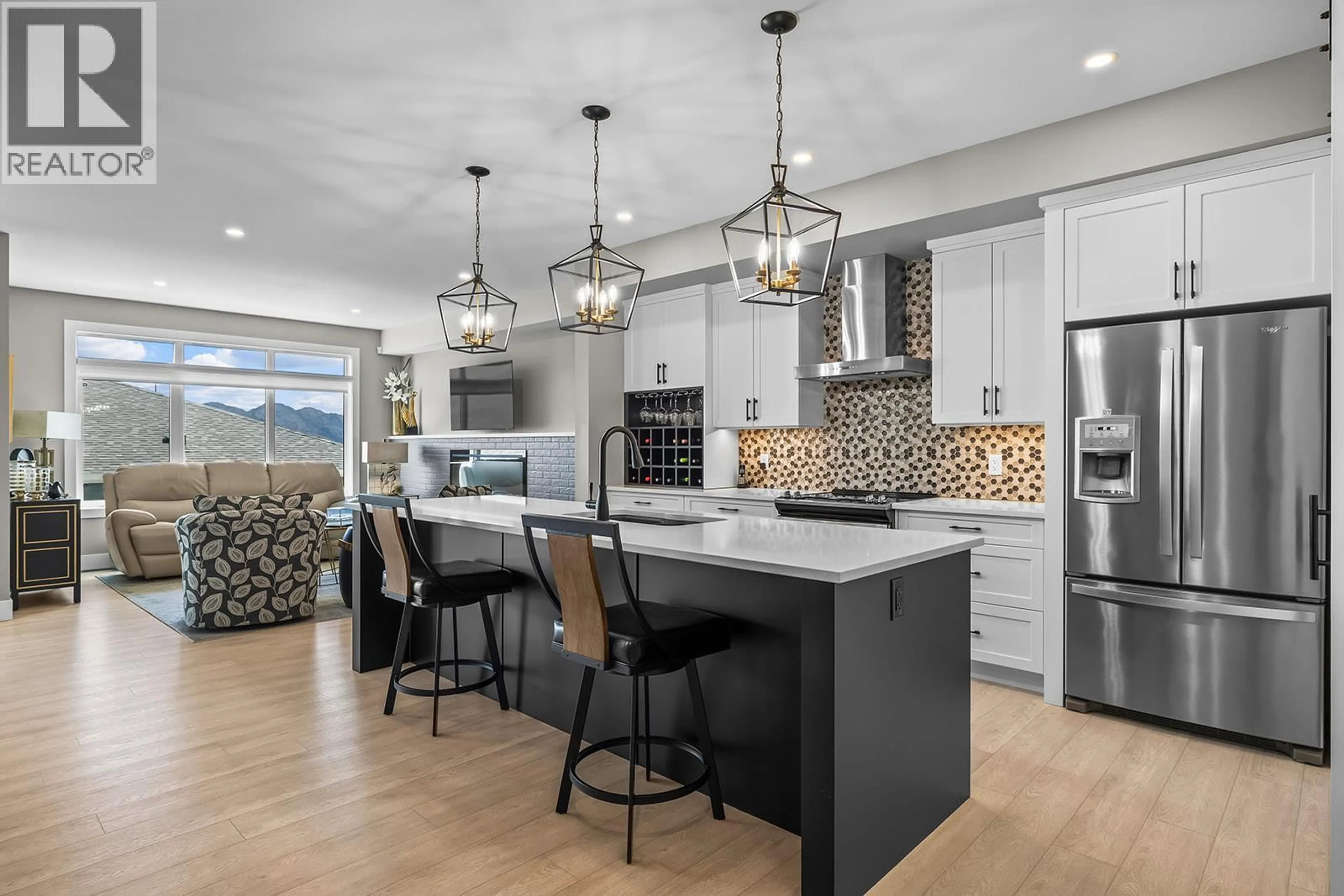 Open concept kitchen, ceramic/tile floor for 3352 HAWKS CRESCENT, West Kelowna British Columbia V4T0A7