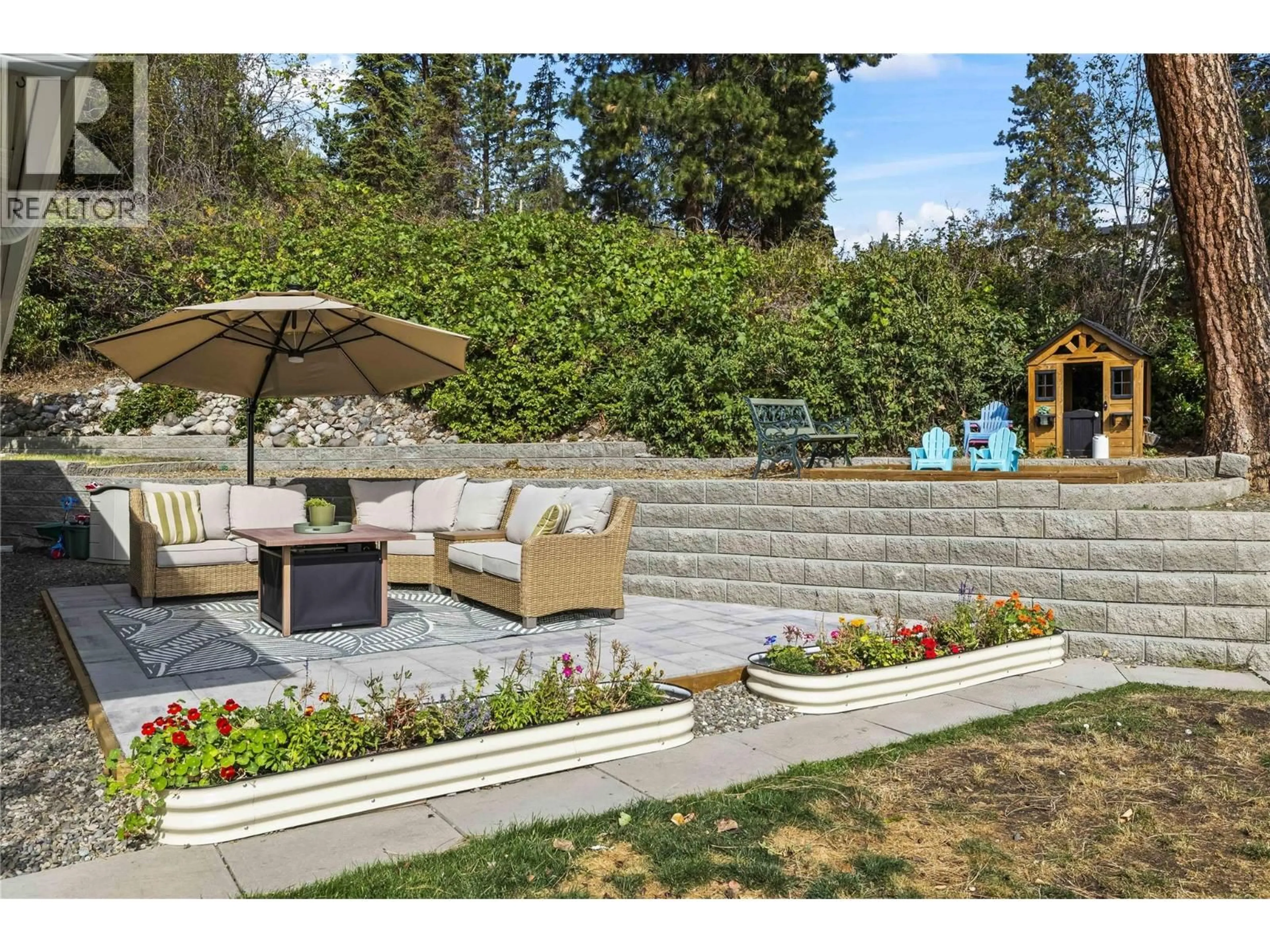 Patio, water/lake/river/ocean view for 6312 RENFREW ROAD, Peachland British Columbia V0H1X7