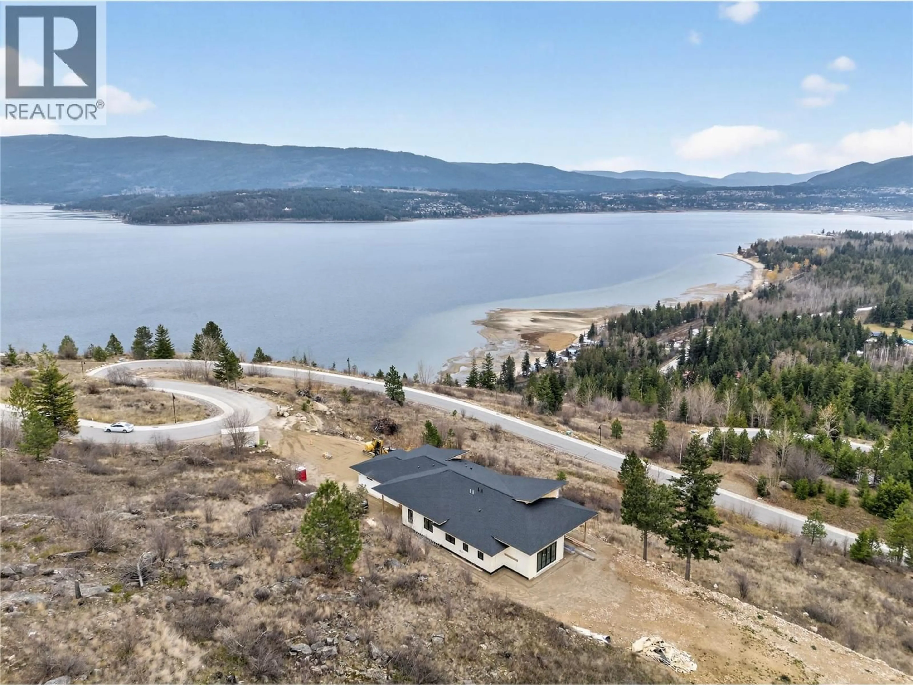 A pic from outside/outdoor area/front of a property/back of a property/a pic from drone, water/lake/river/ocean view for 5 - 4 KAULT HILL ROAD, Tappen British Columbia V0E2X0