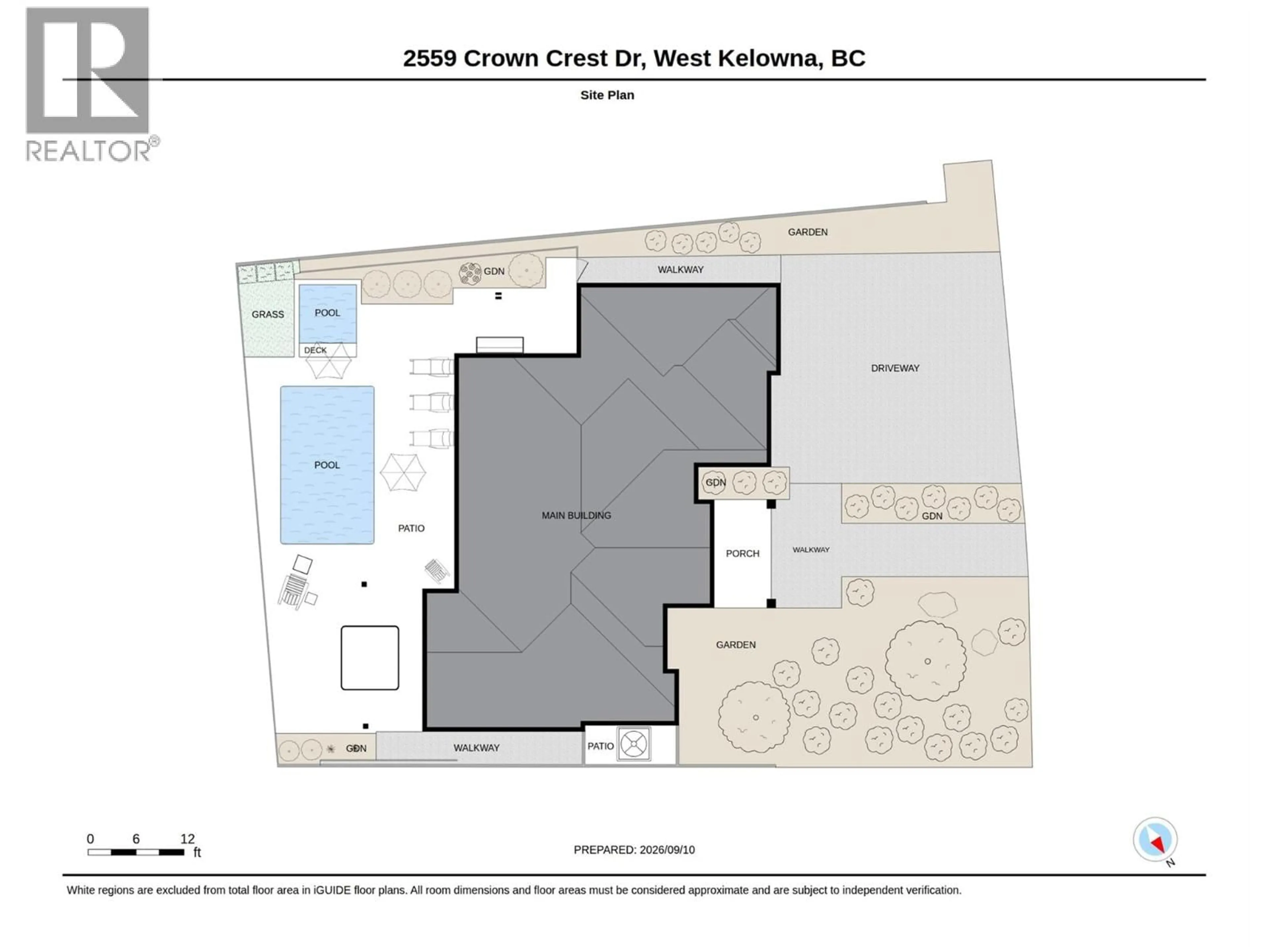 Floor plan for 2559 CROWN CREST DRIVE, West Kelowna British Columbia V4T3M6