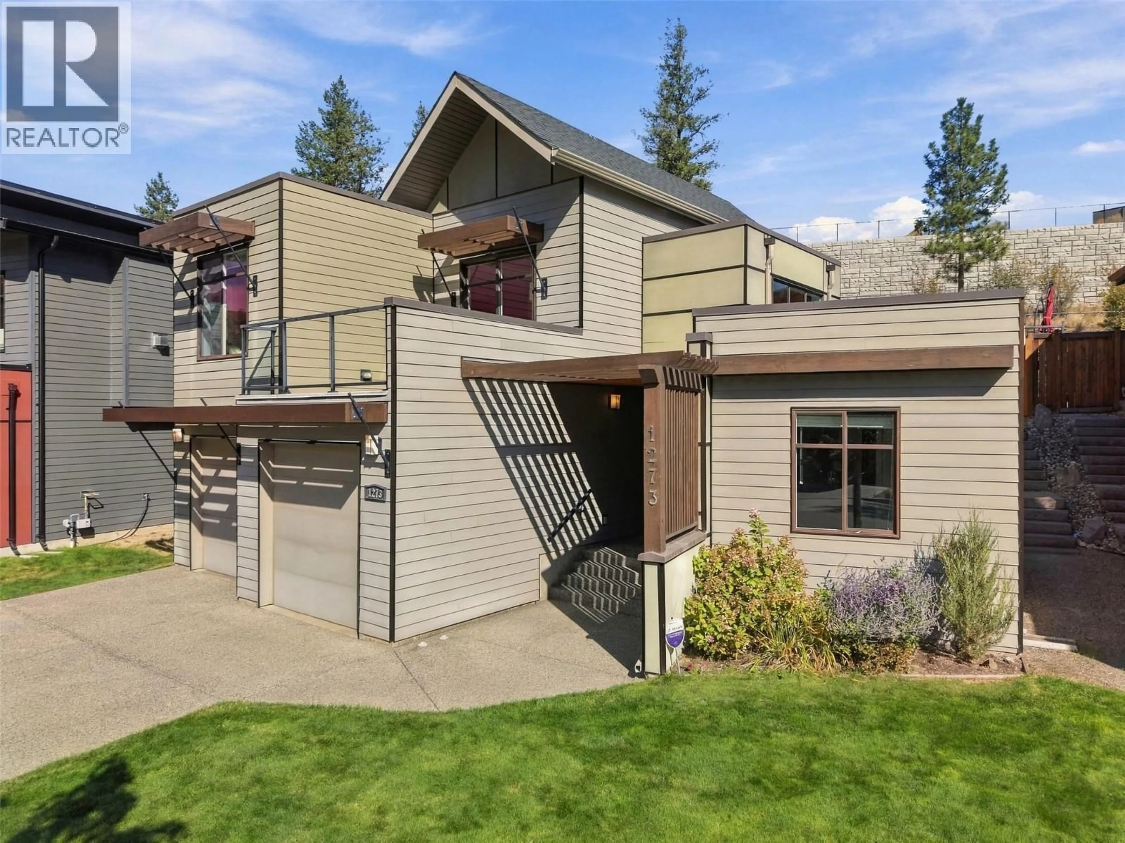 Home with vinyl exterior material, street for 1273 ROCKCRESS DRIVE, Kamloops British Columbia V2E0B4