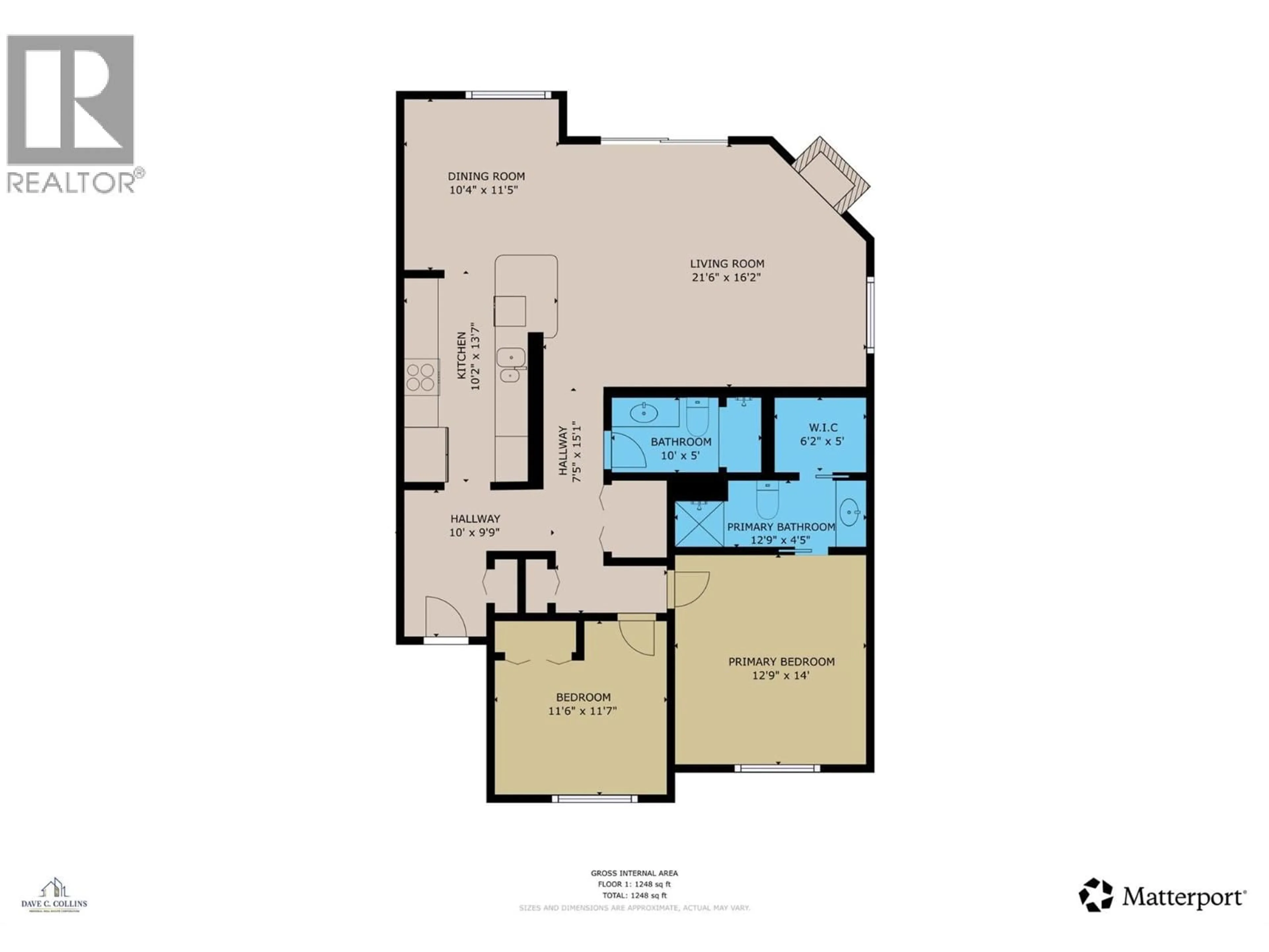Floor plan for 106 - 4340 BEACH AVENUE, Peachland British Columbia V0H1X6