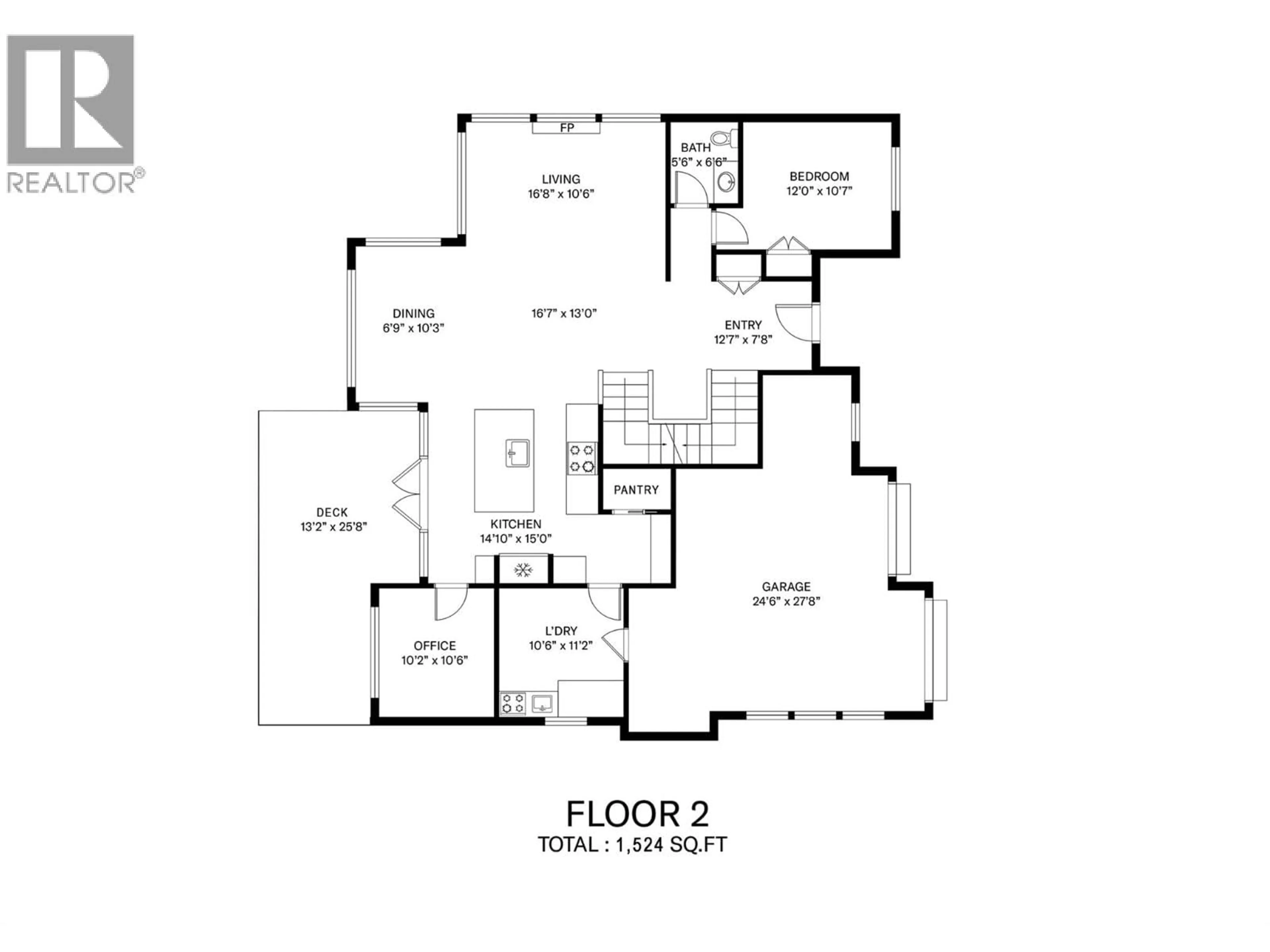 Floor plan for 5590 TRESTLE RIDGE COURT, Kelowna British Columbia V1W5M3
