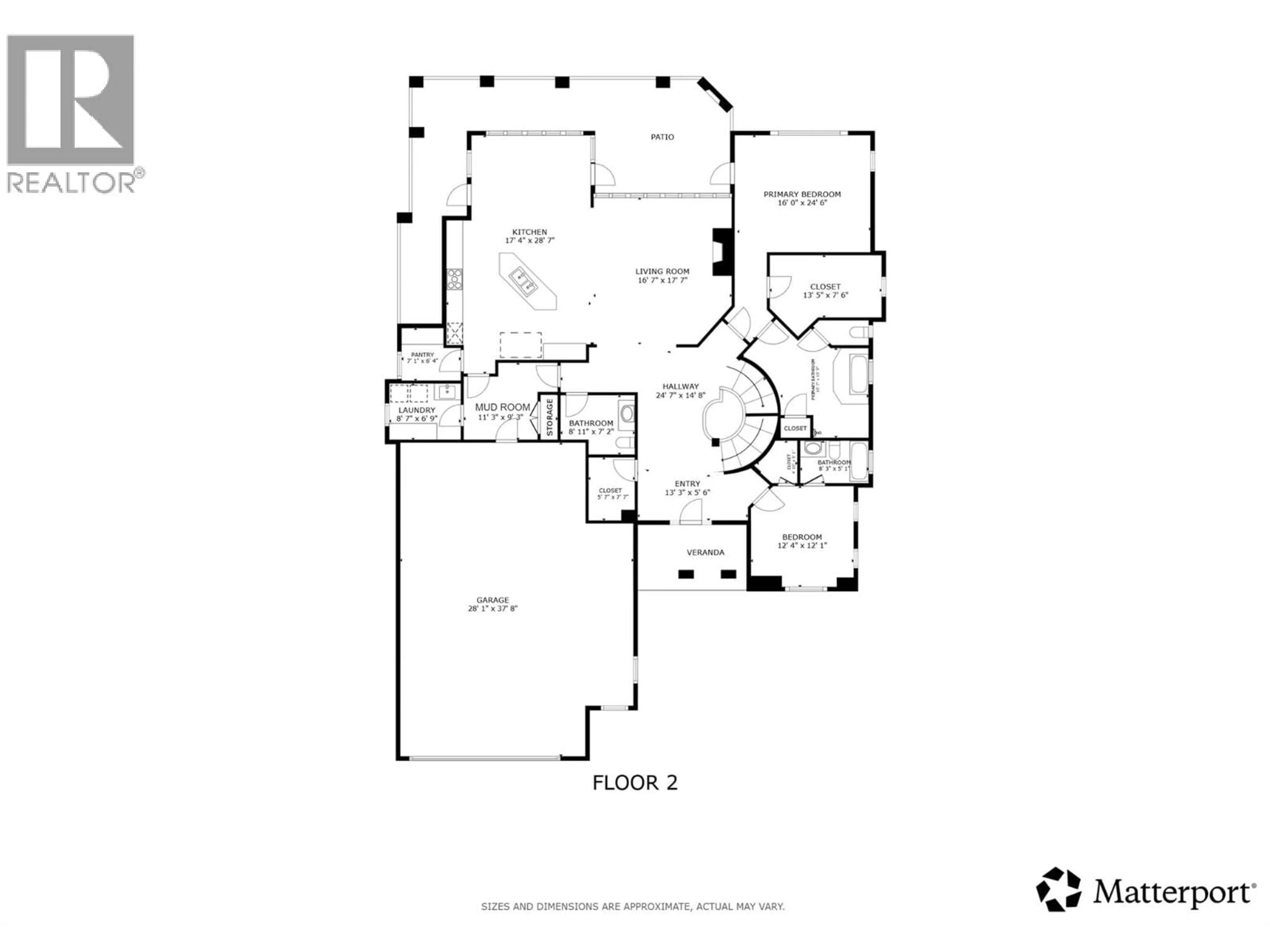 Floor plan for 734 MARIN CRESCENT, Kelowna British Columbia V1W5C8