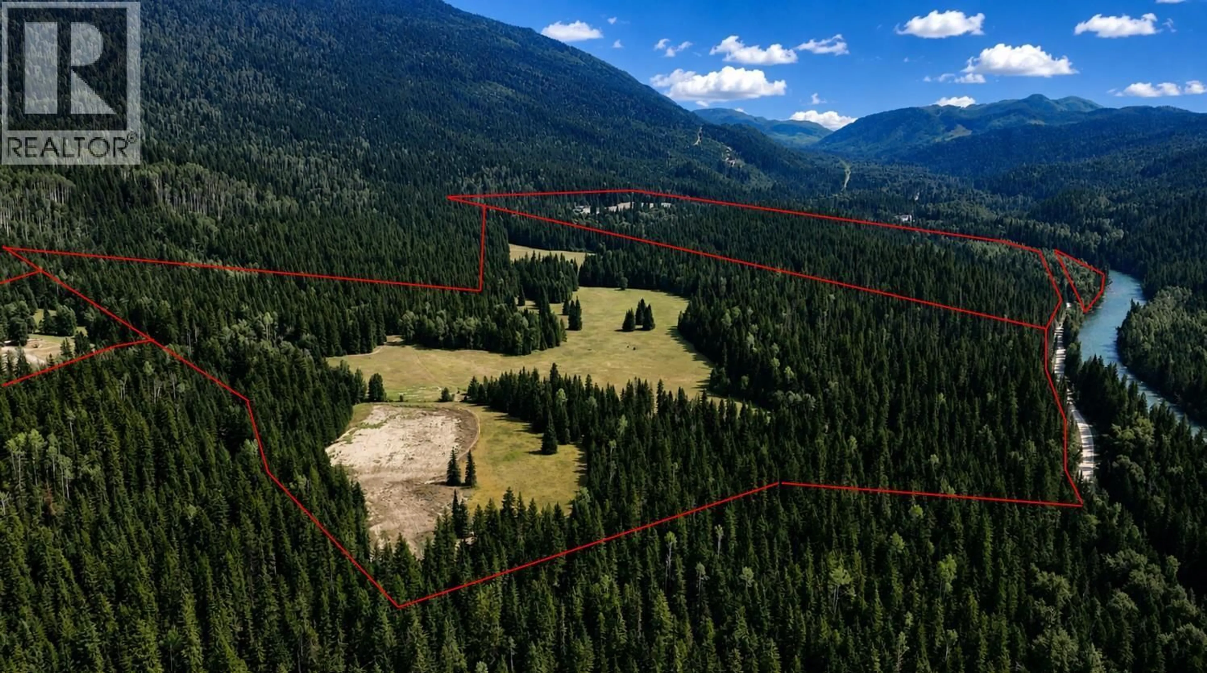 A pic from outside/outdoor area/front of a property/back of a property/a pic from drone, forest/trees view for 15370 HIGHWAY 31 HIGHWAY, Poplar Creek British Columbia V0G1N0