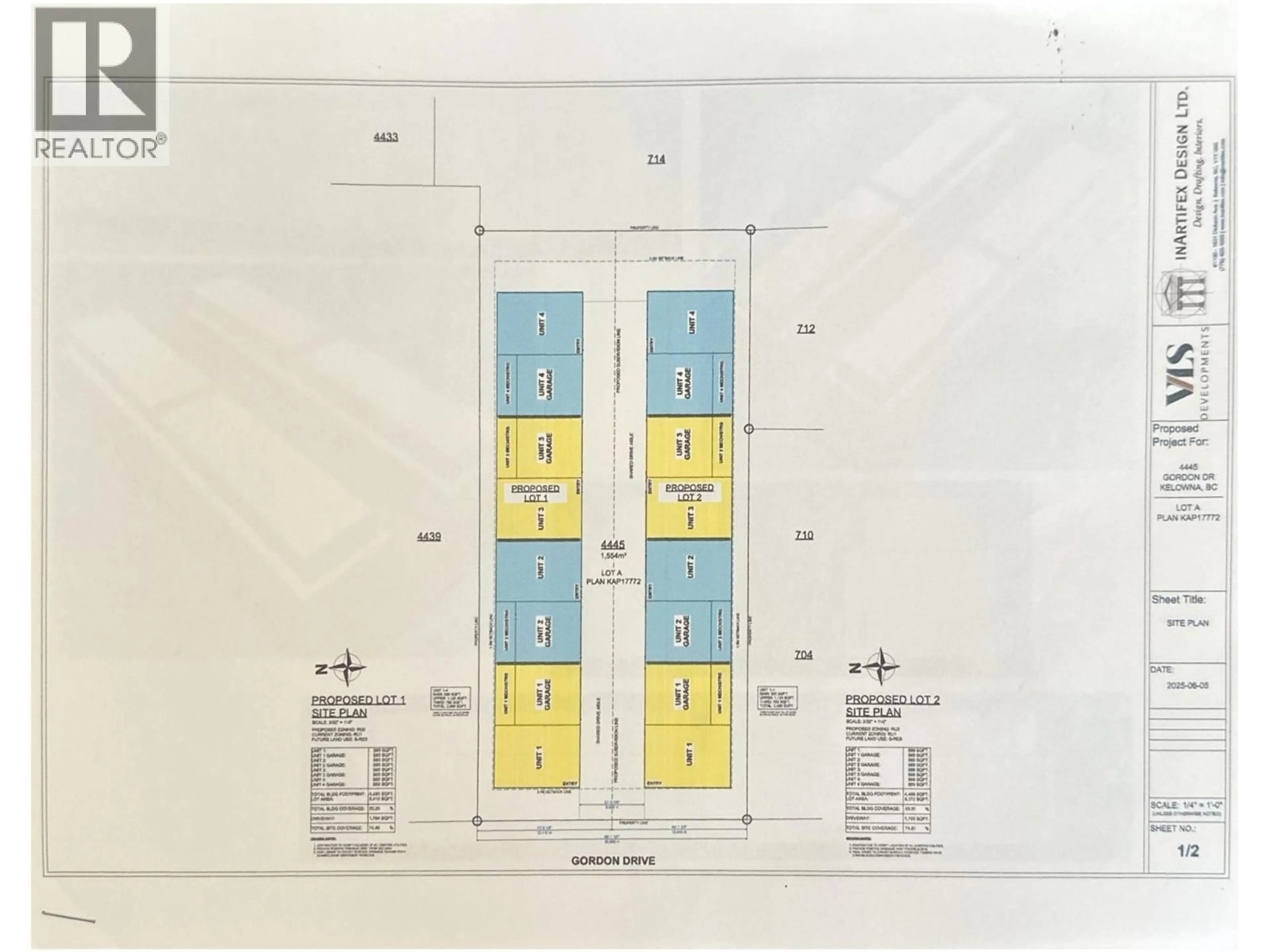 Floor plan for 4445 GORDON DRIVE, Kelowna British Columbia V1W1S9
