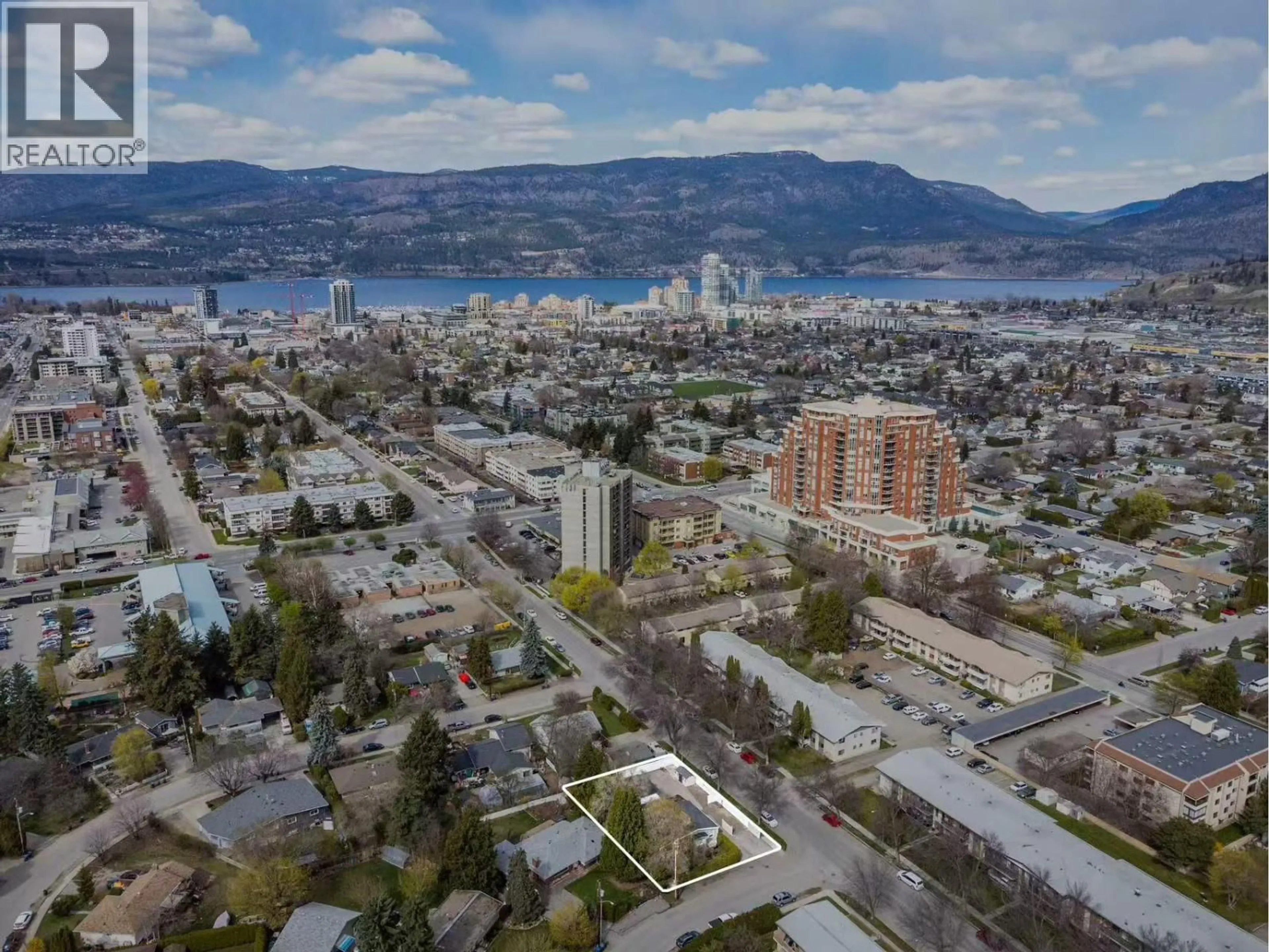 A pic from outside/outdoor area/front of a property/back of a property/a pic from drone, unknown for 1201 KELGLEN CRESCENT, Kelowna British Columbia V1Y6K4