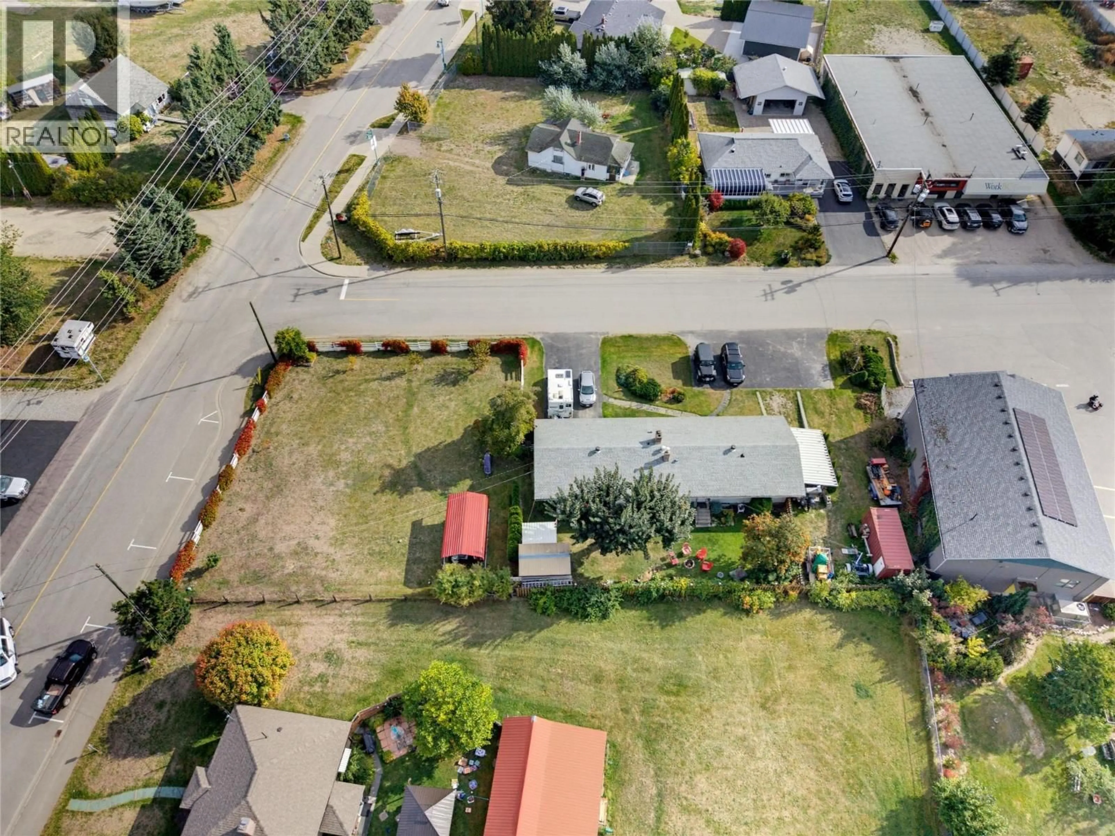A pic from outside/outdoor area/front of a property/back of a property/a pic from drone, street for 1230 SHUSWAP AVENUE, Sicamous British Columbia V0E2V1