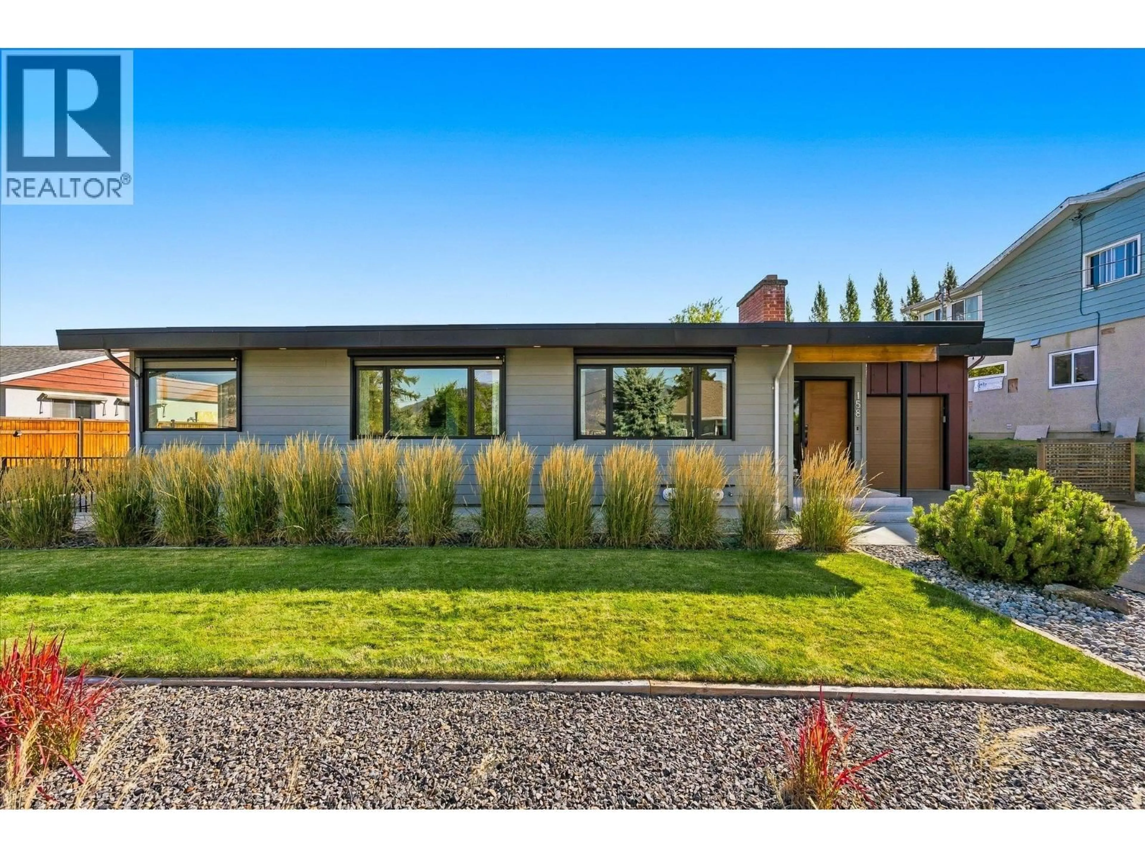 Home with brick exterior material, street for 158 GRANDVIEW STREET, Penticton British Columbia V2A4E4