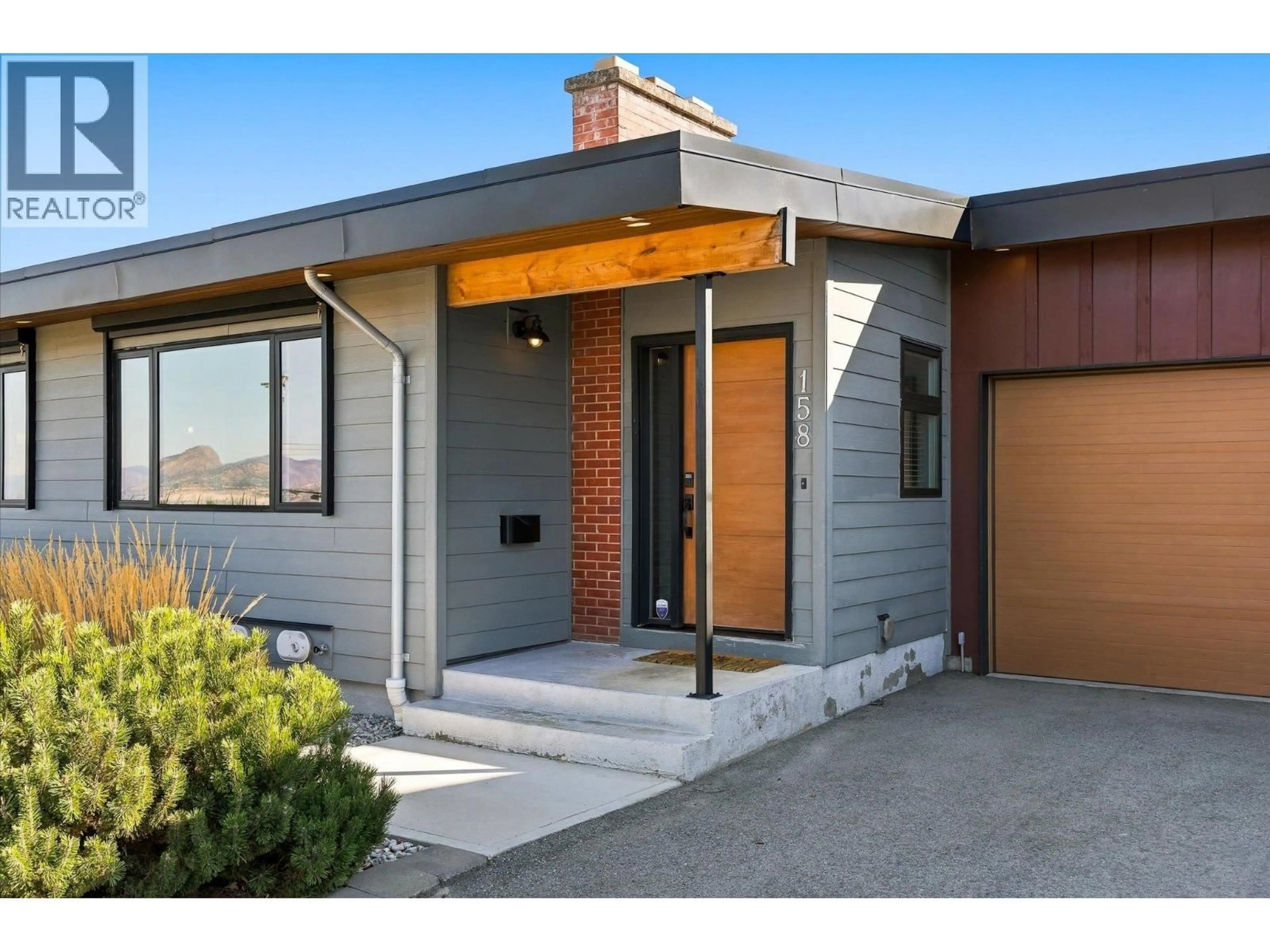 Home with brick exterior material, street for 158 GRANDVIEW STREET, Penticton British Columbia V2A4E4