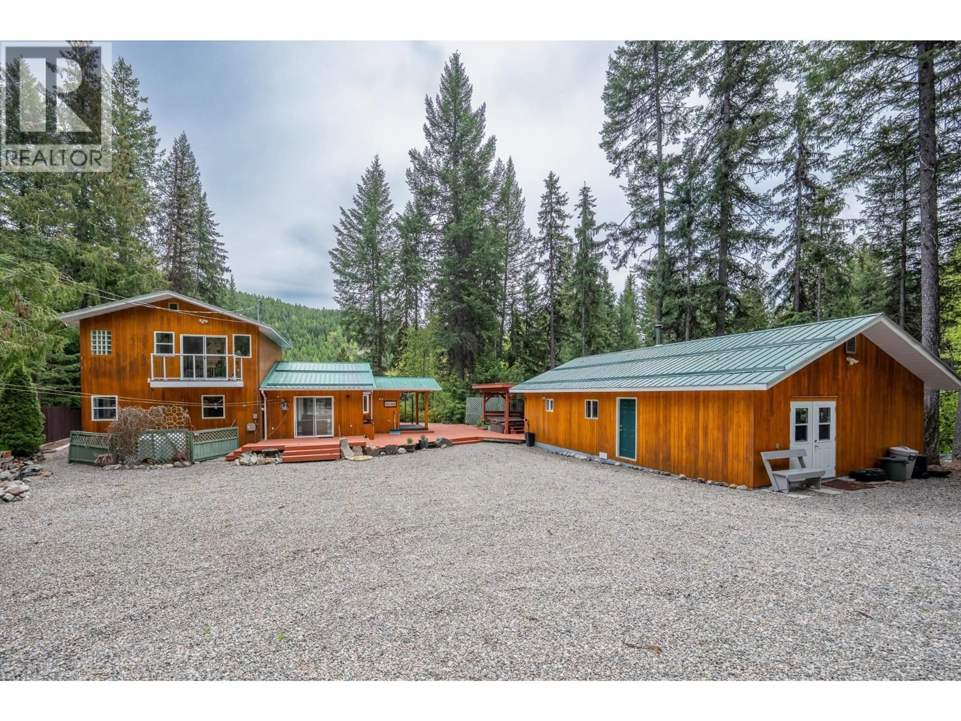 A pic from outside/outdoor area/front of a property/back of a property/a pic from drone, mountain view for 2852 JEWEL LAKE ROAD, Greenwood British Columbia V0h1J0