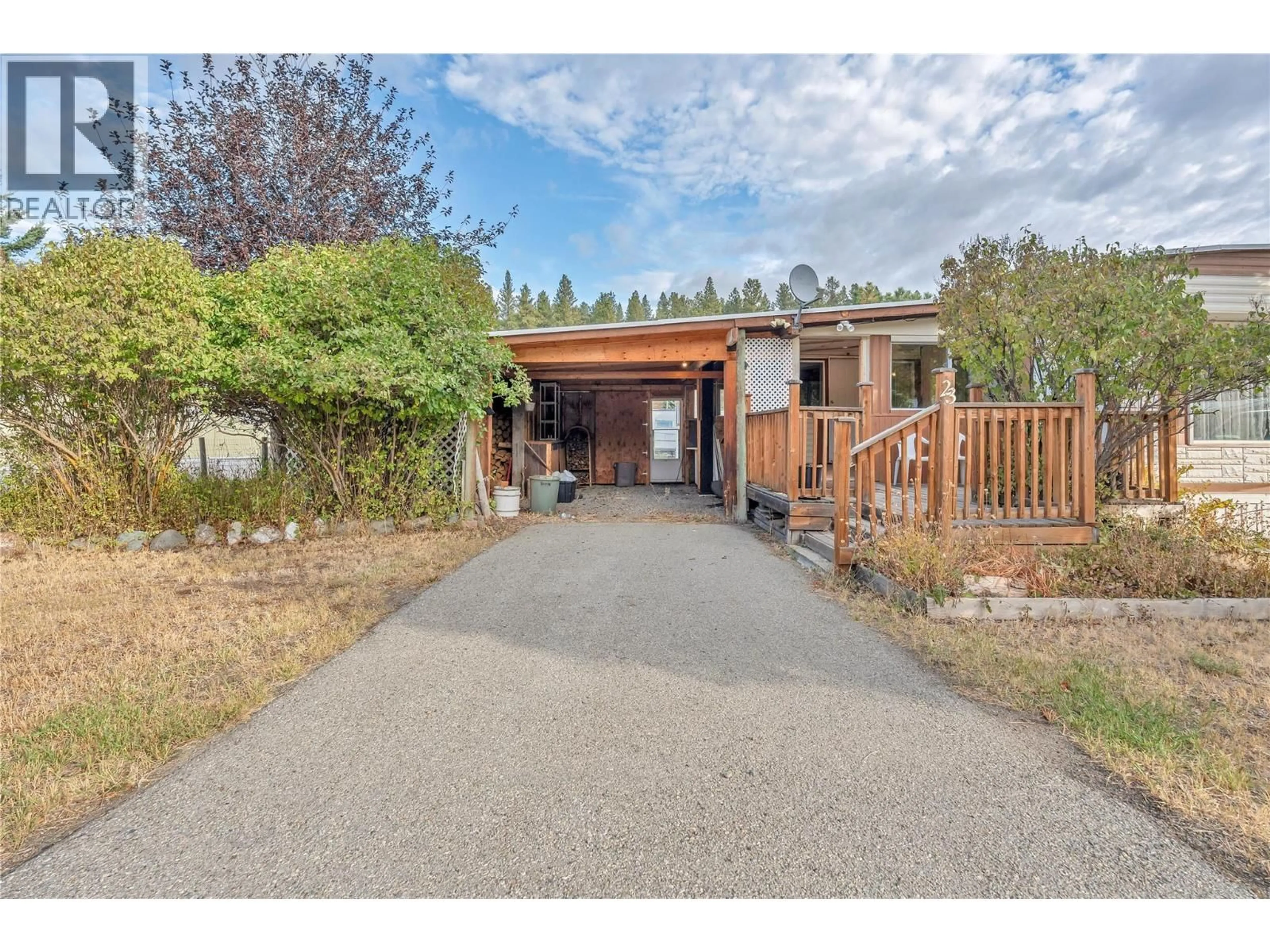 A pic from outside/outdoor area/front of a property/back of a property/a pic from drone, street for 23 - 406 BRANDLMAYR GATE OTHER, Princeton British Columbia V0X1W0