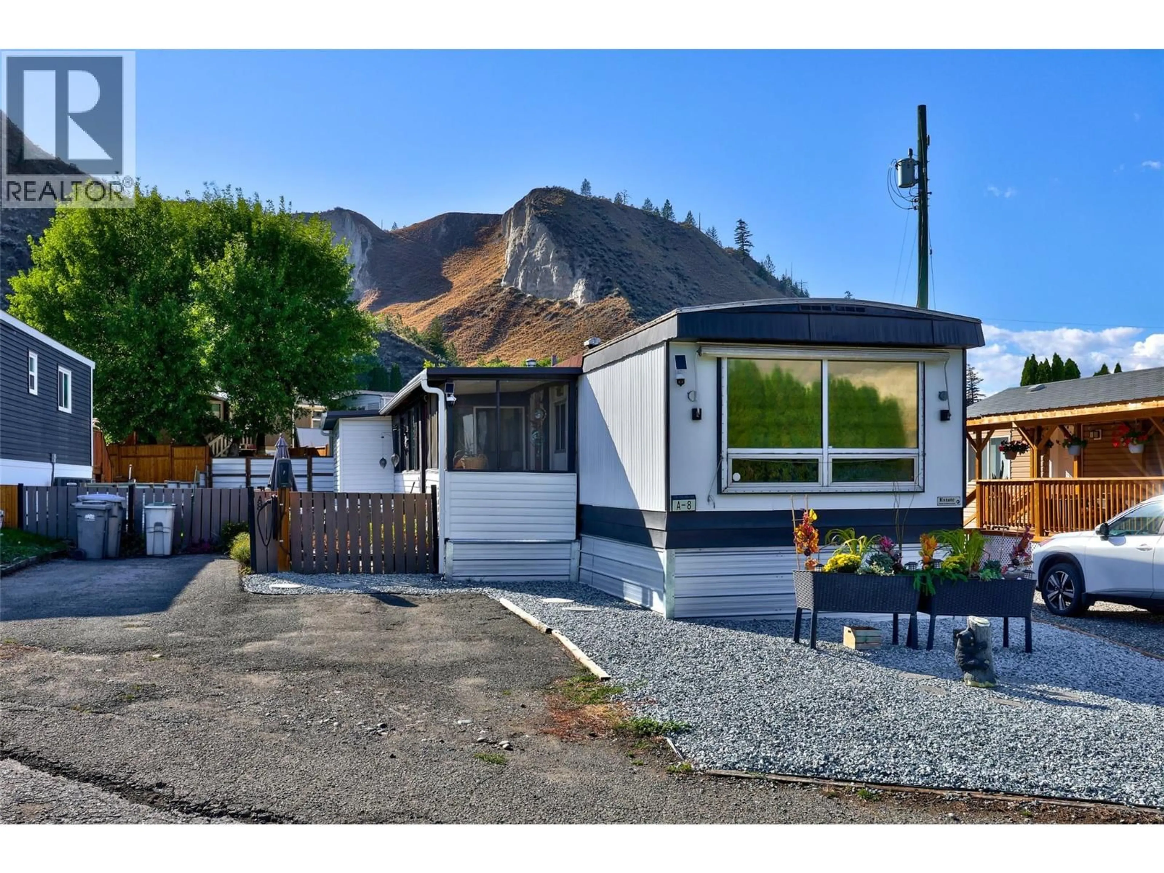Home with vinyl exterior material, mountain view for A8 - 7155 DALLAS DRIVE, Kamloops British Columbia V2C4T1