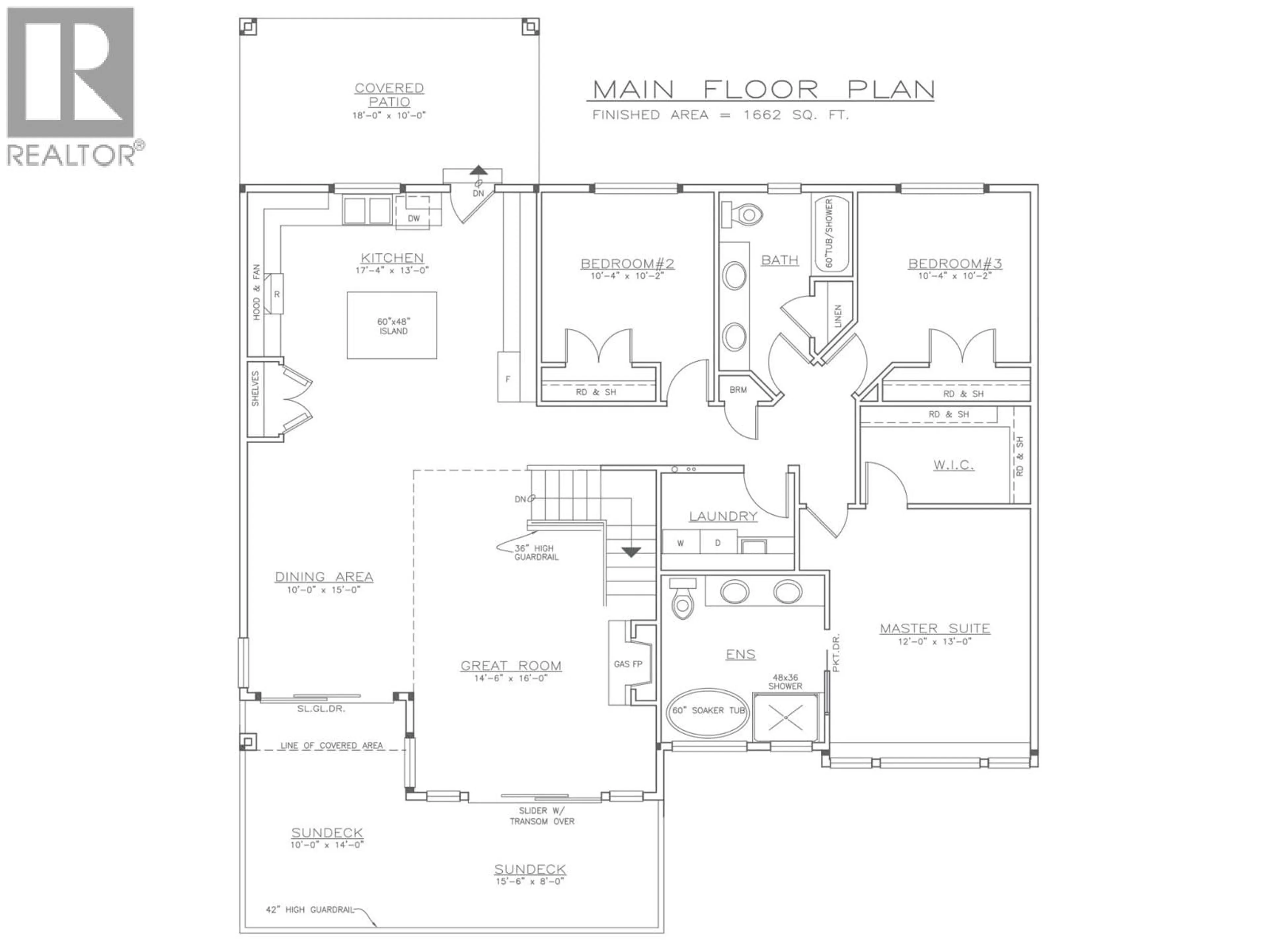 Floor plan for 1660 8 STREET SOUTHEAST, Salmon Arm British Columbia V1E0G9