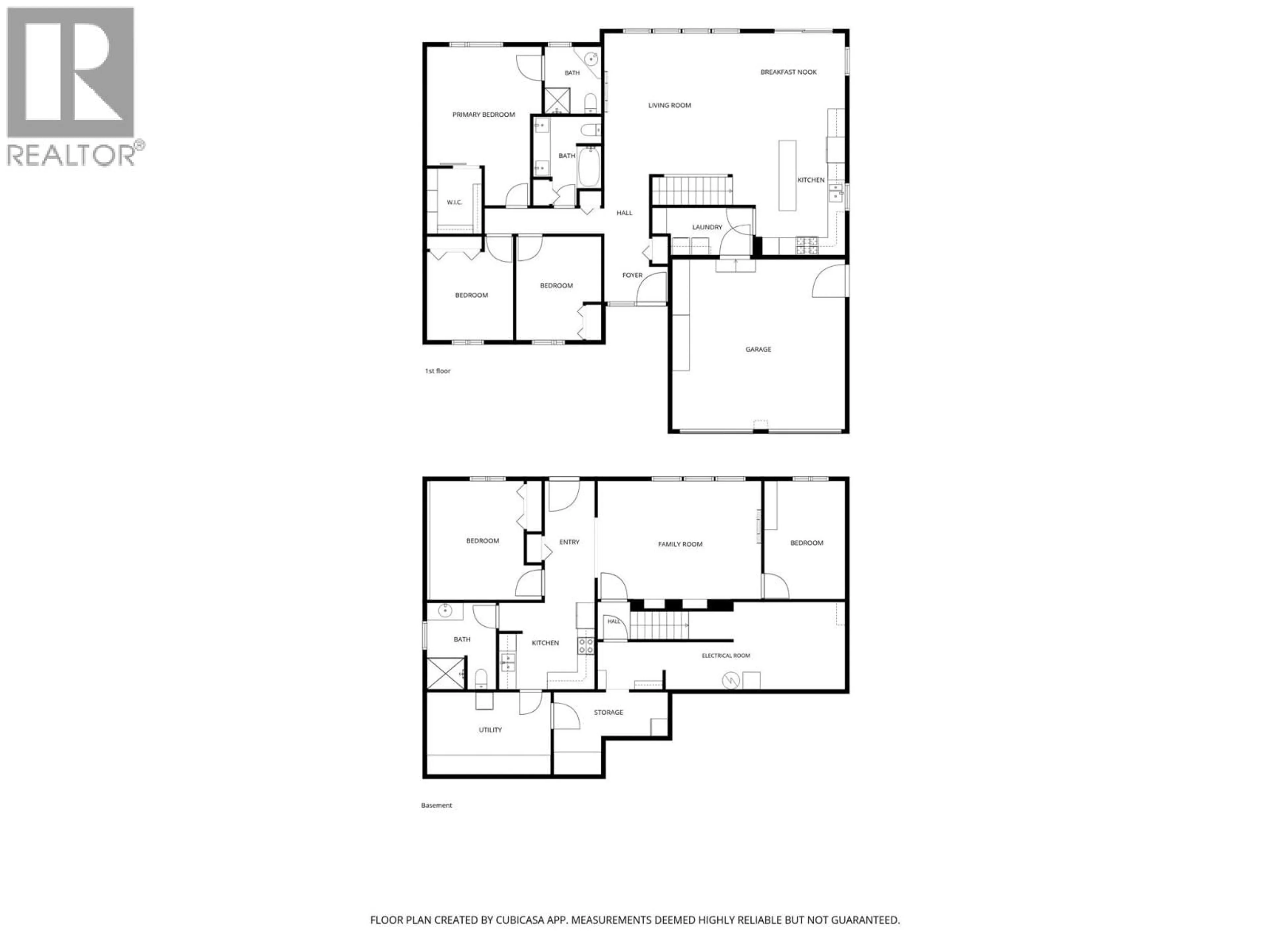 Floor plan for 1301 GROSVENOR PLACE, Castlegar British Columbia V1N3X8