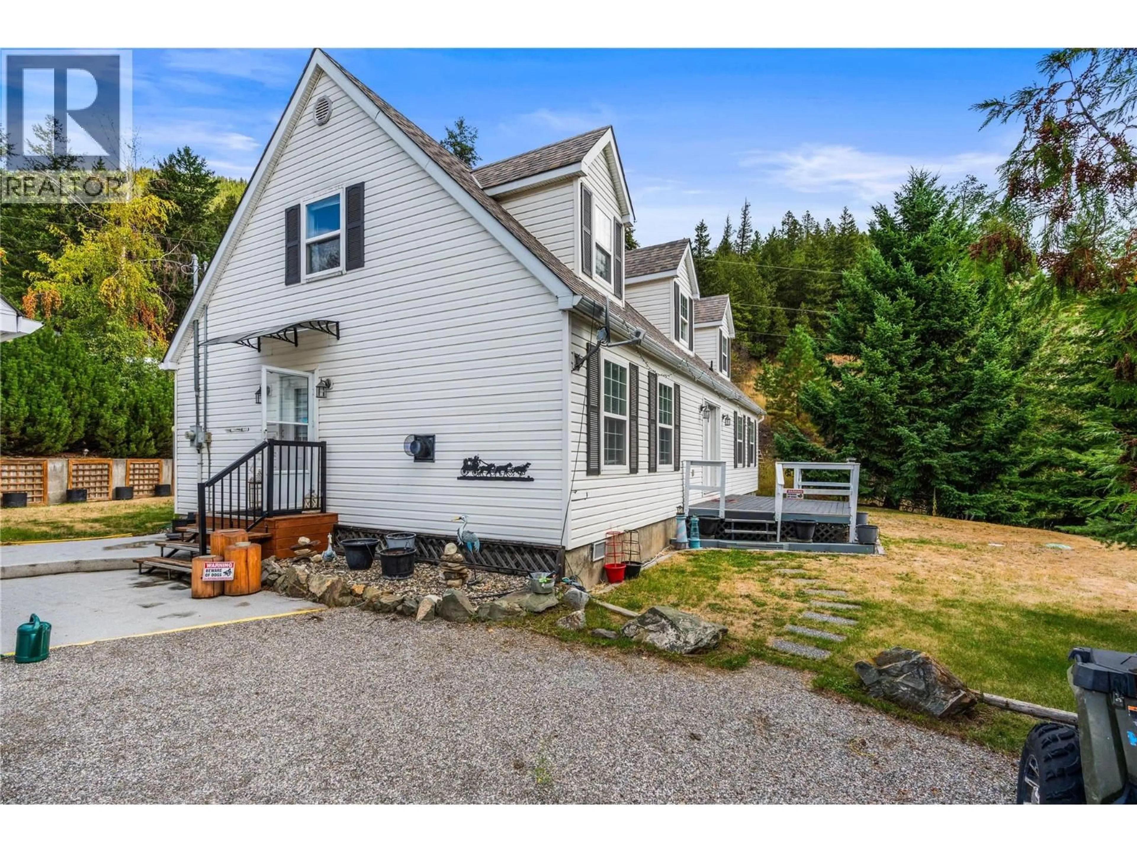 Home with vinyl exterior material, unknown for 5858 JEN-SHERRI PLACE, Falkland British Columbia V0E1W0