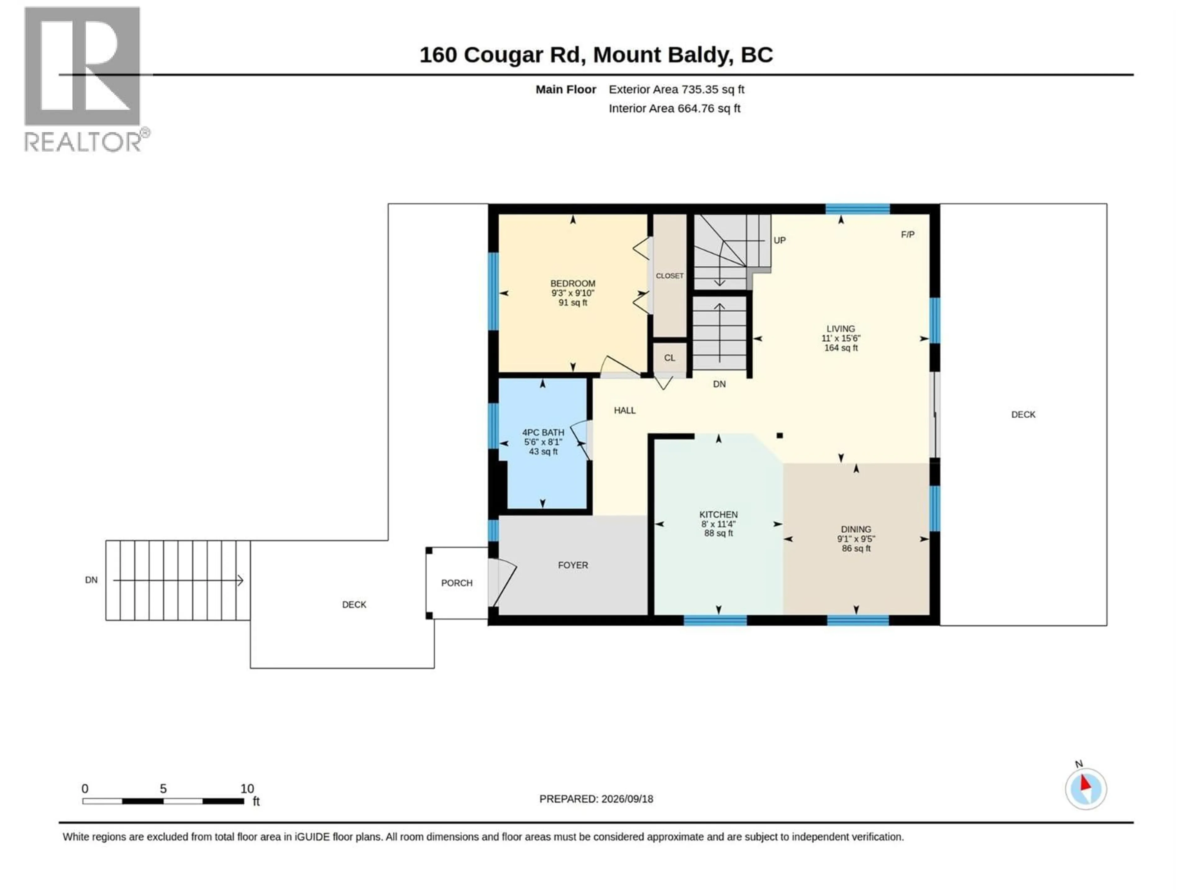 Floor plan for 160 COUGAR ROAD, Oliver British Columbia V0H1T8