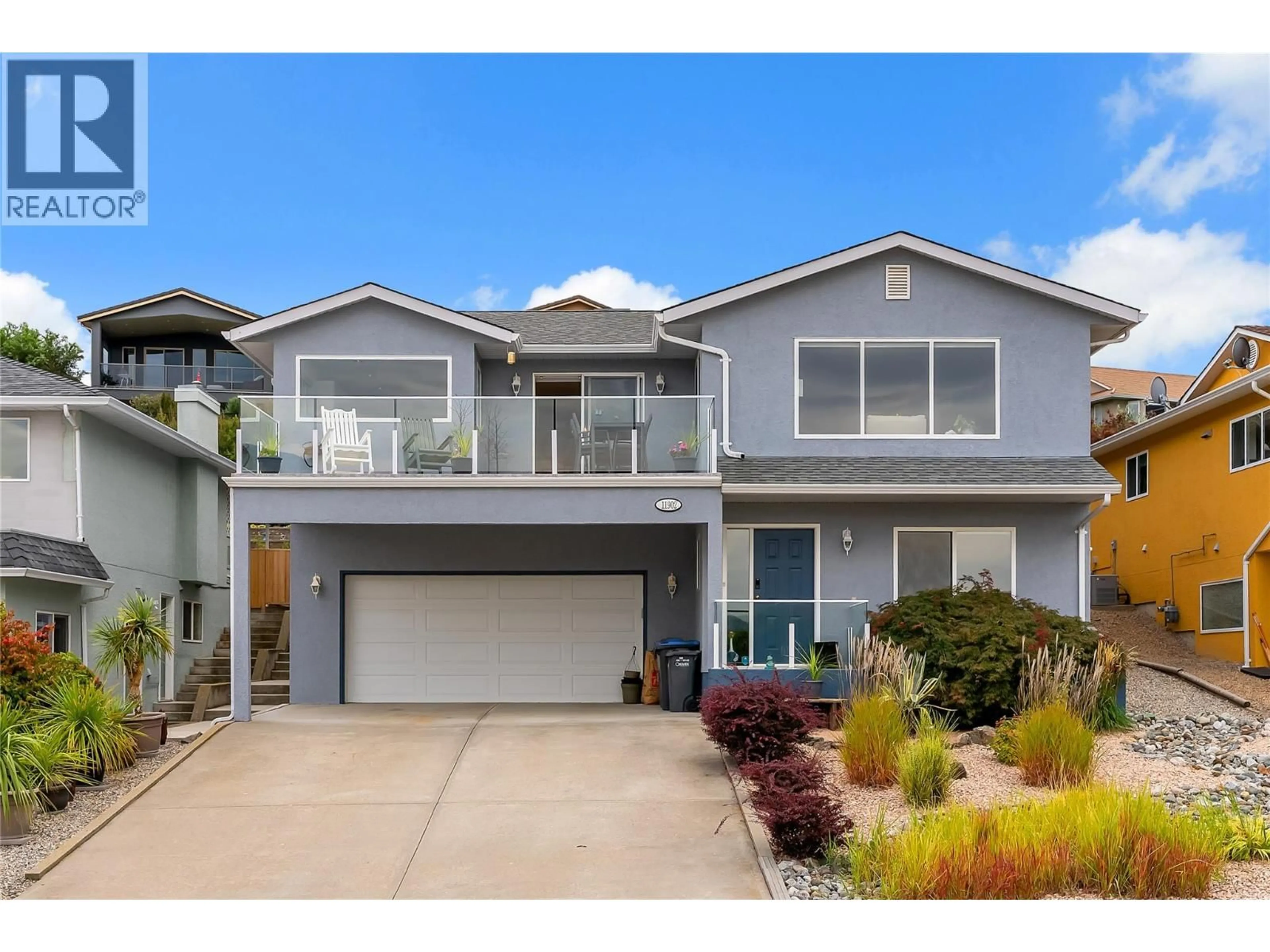 Home with vinyl exterior material, street for 11902 QUAIL RIDGE PLACE, Osoyoos British Columbia V0H1V4