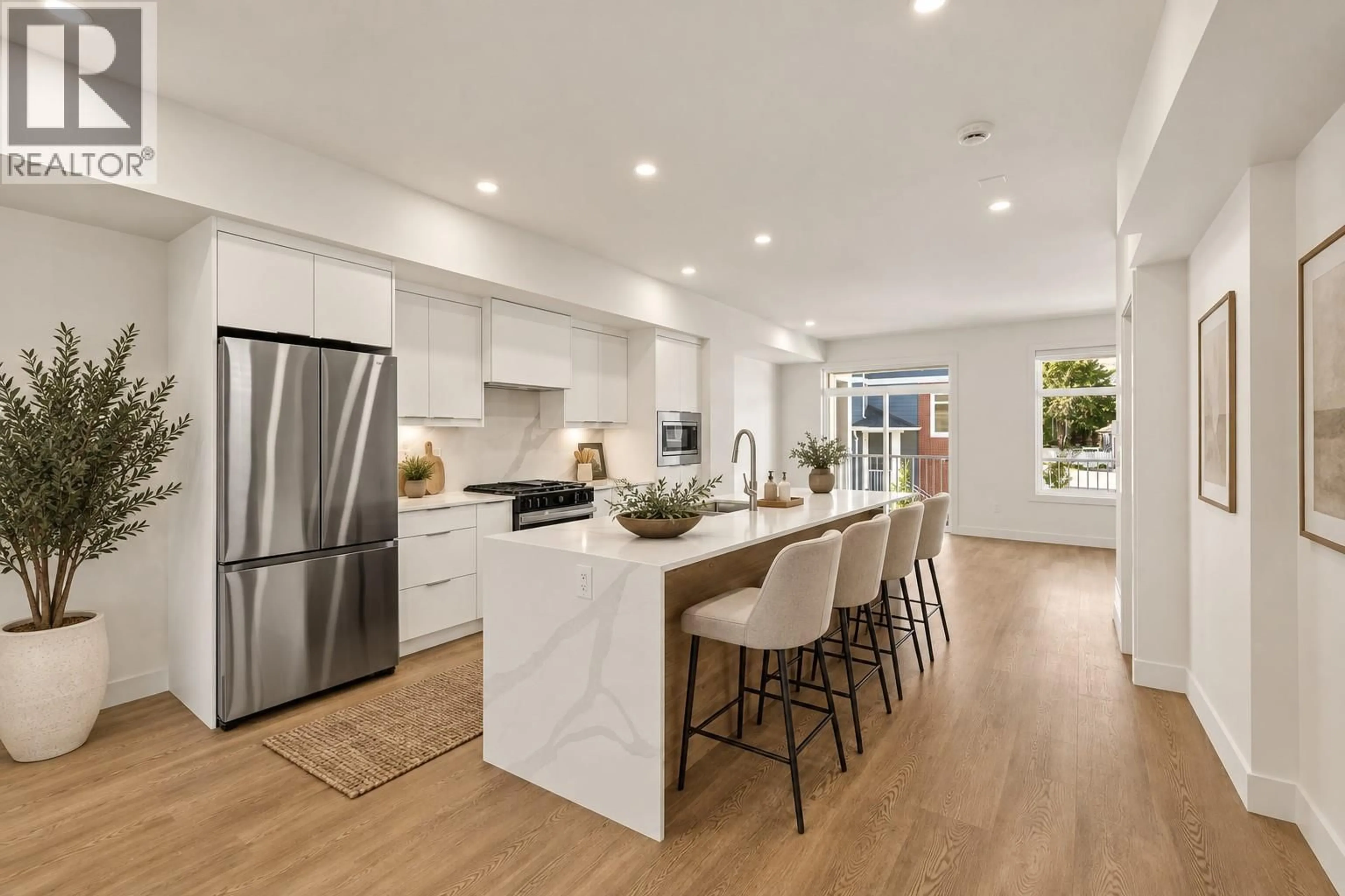 Open concept kitchen, ceramic/tile floor for 116 - 5300 MAIN STREET, Kelowna British Columbia V1W0C1
