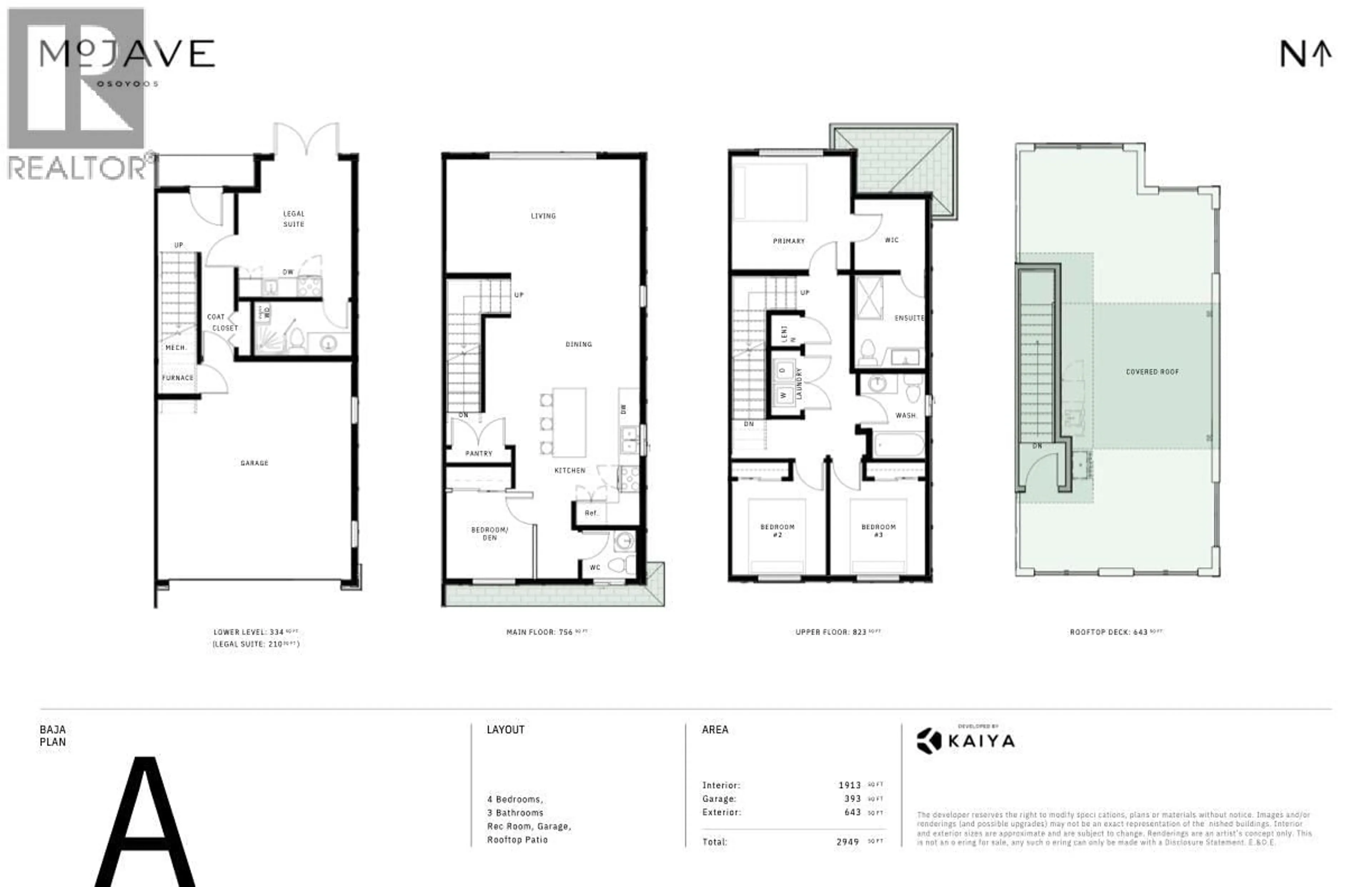 Floor plan for 5 - 4601 97TH STREET, Osoyoos British Columbia V0H1V1