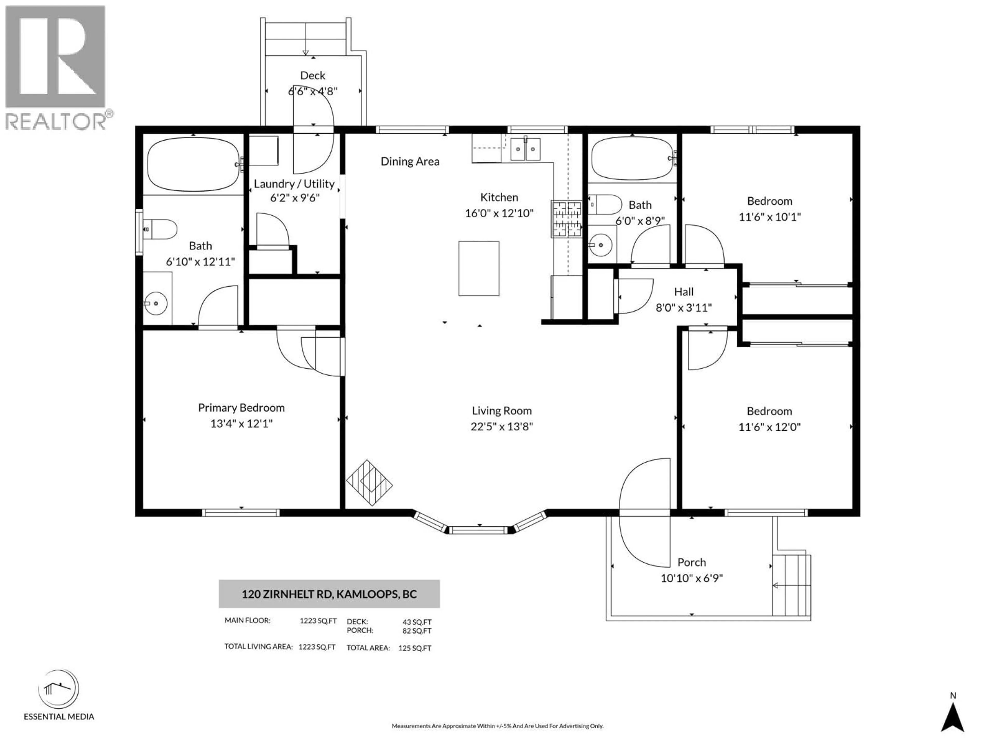 Floor plan for 120 ZIRNHELT ROAD, Kamloops British Columbia V2H0B3