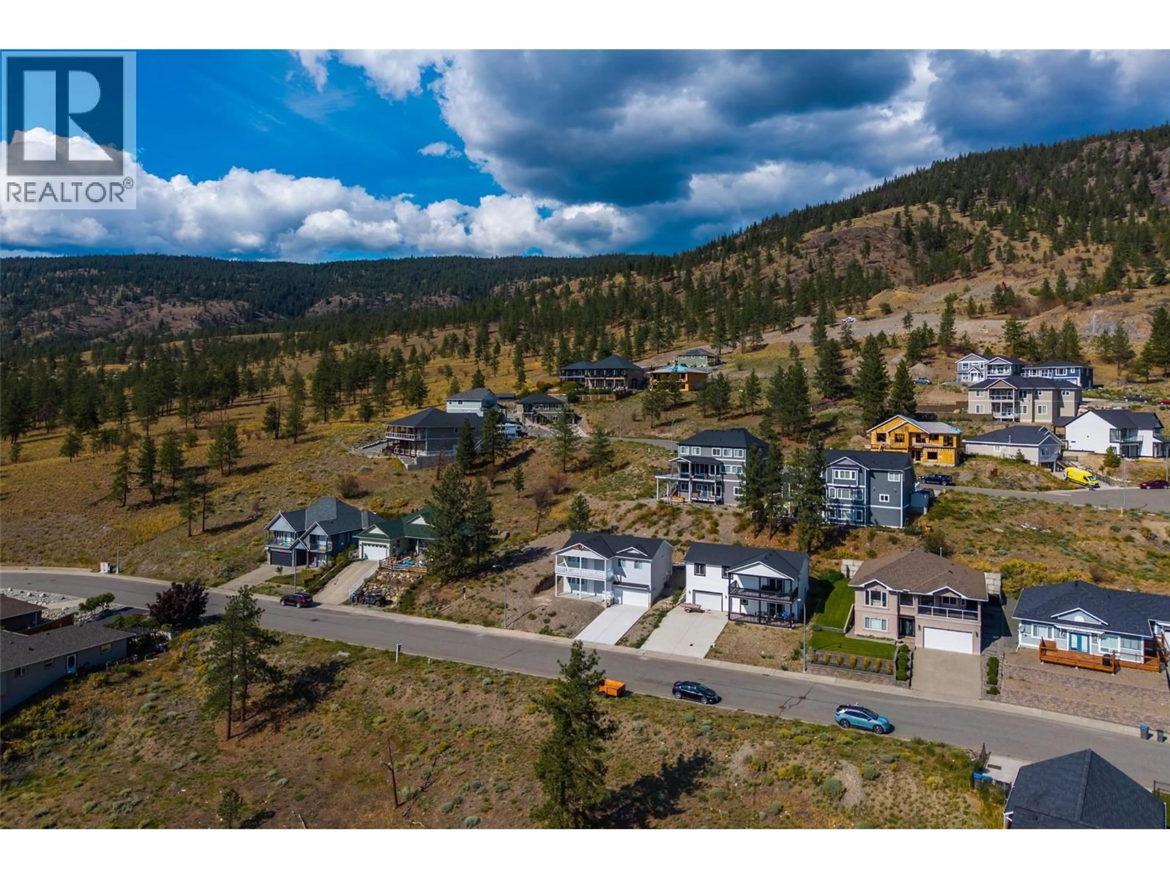 A pic from outside/outdoor area/front of a property/back of a property/a pic from drone, mountain view for 2743 GRANDVIEW HEIGHTS, Merritt British Columbia V1K1R1