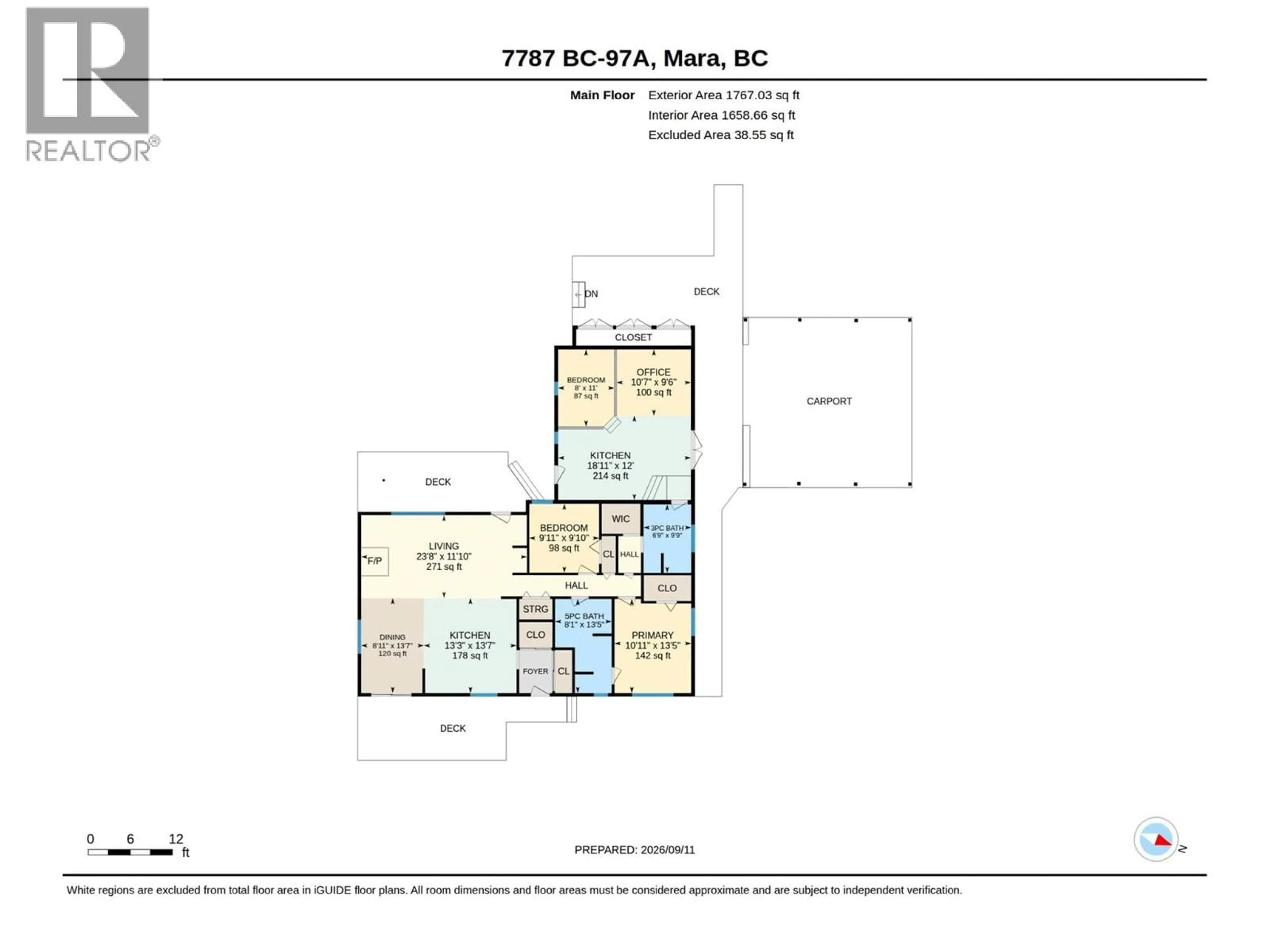 Floor plan for 7787 97A HIGHWAY, Mara British Columbia V0E2K0